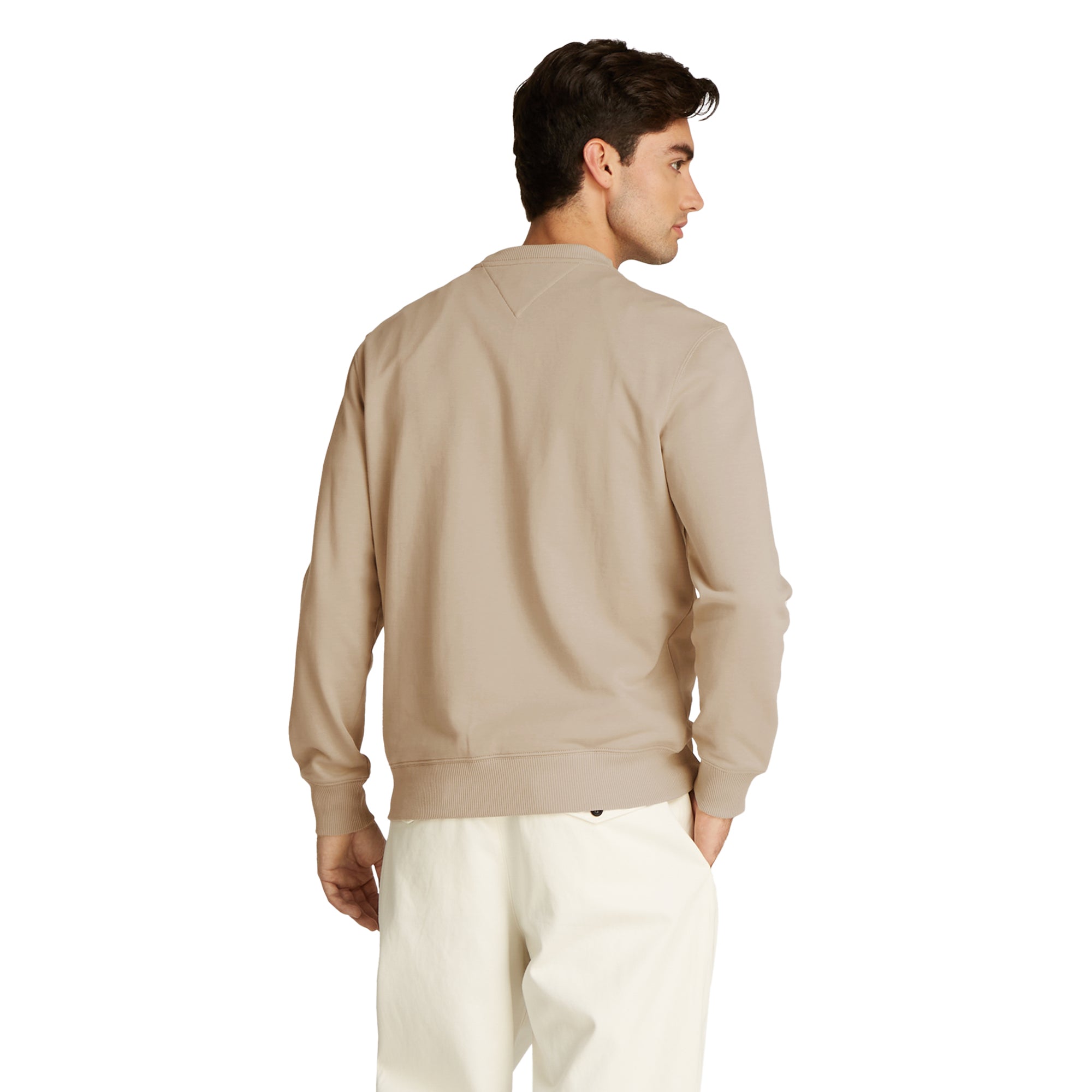 Tommy Hilfiger Essential Terry Crew Neck Sandalwood RBT
