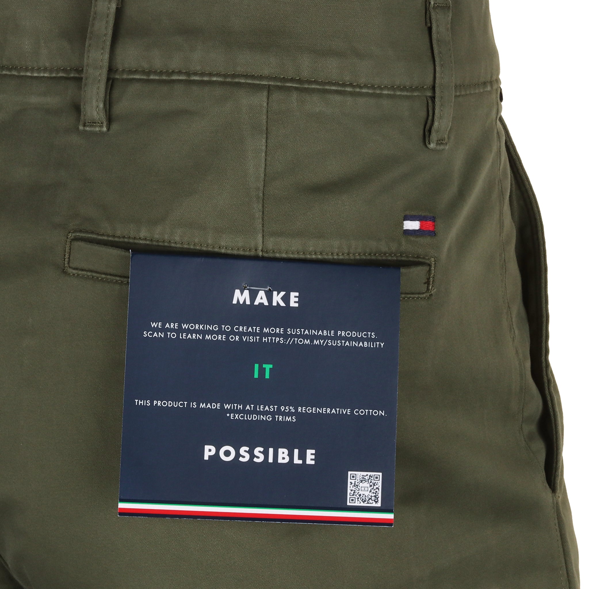 Tommy Hilfiger Harlem Chino Army Green RBN
