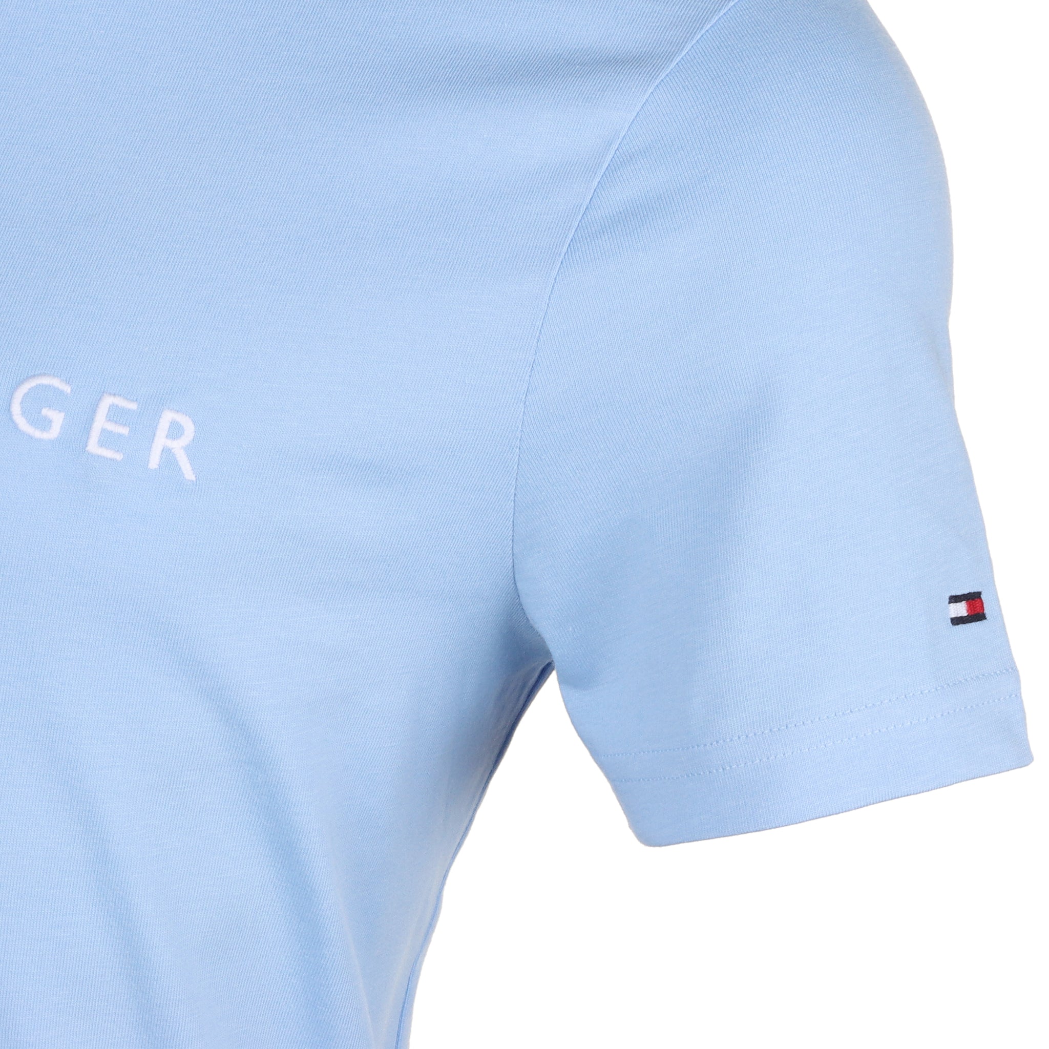 Tommy Hilfiger Logo Tee Vessel Blue C1Z