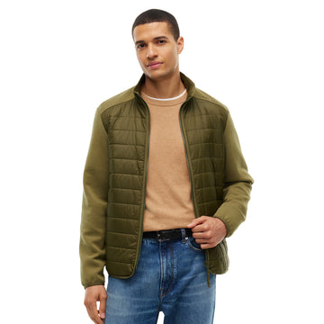 Tommy Hilfiger Mixed Media Full Zip Golf Jacket