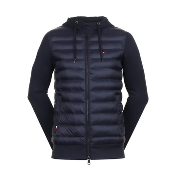 Tommy Hilfiger Mixed Media Full Zip Hooded Jacket Desert Sky DW5