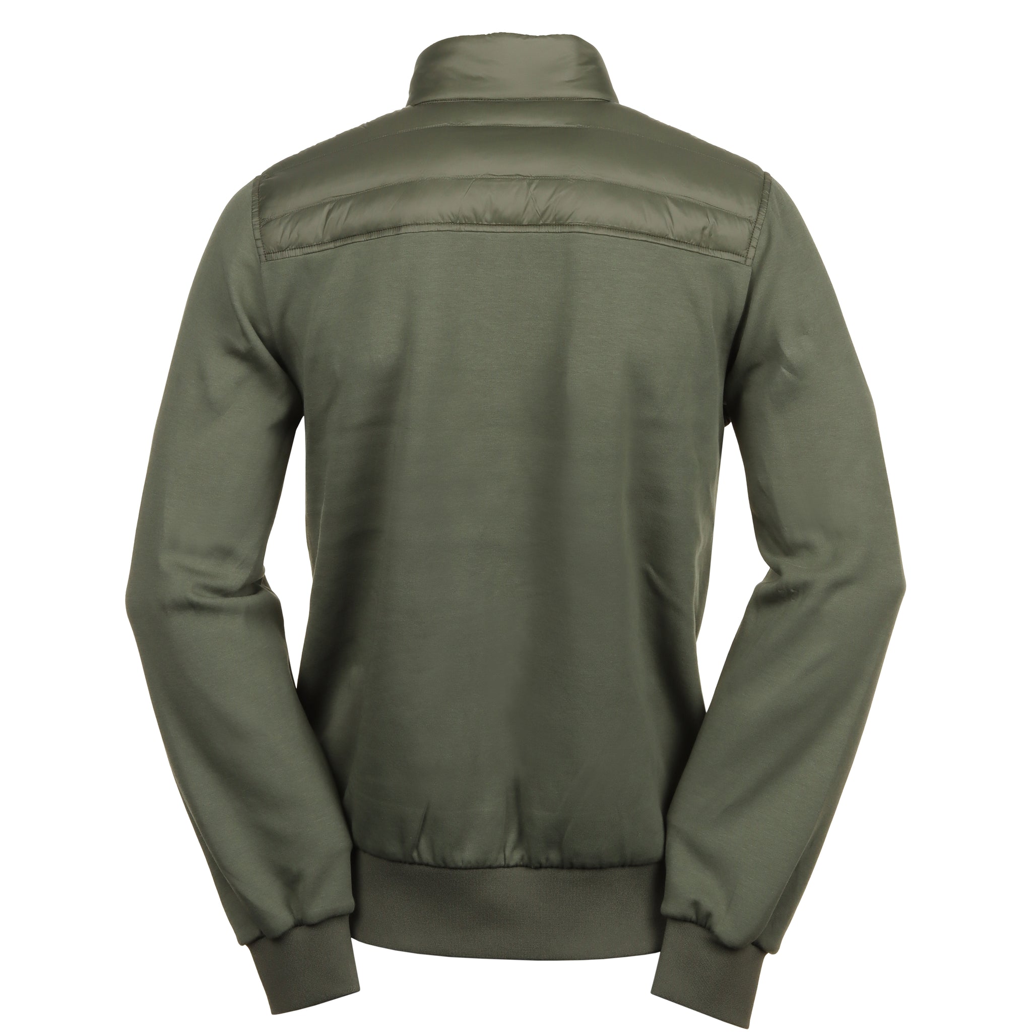 Tommy Hilfiger Mixed Media Full Zip Jacket Battle Green PLI