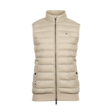 Tommy Hilfiger Mixed Media Full Zip Vest Sandalwood RBT