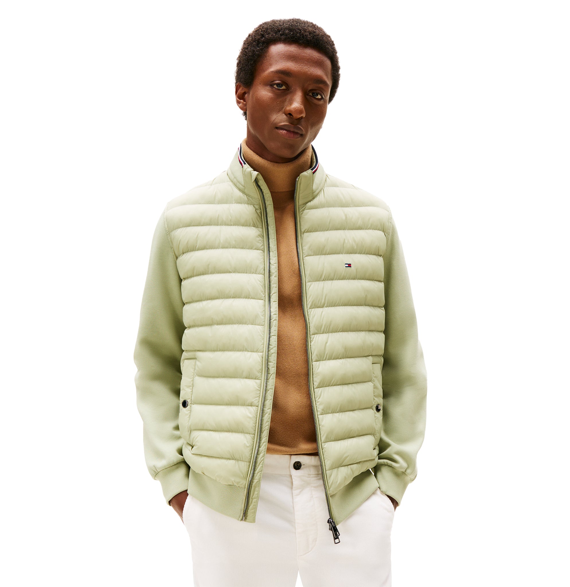 Tommy Hilfiger Mixed Media Full Zip Jacket