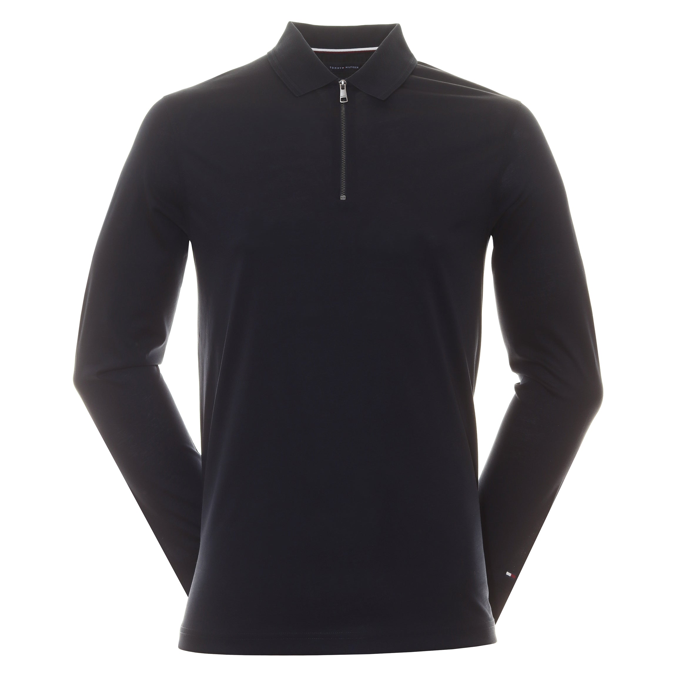 Tommy Hilfiger RWB Zip Slim Polo Shirt MW0MW33222 Desert Sky DW5 |  Function18