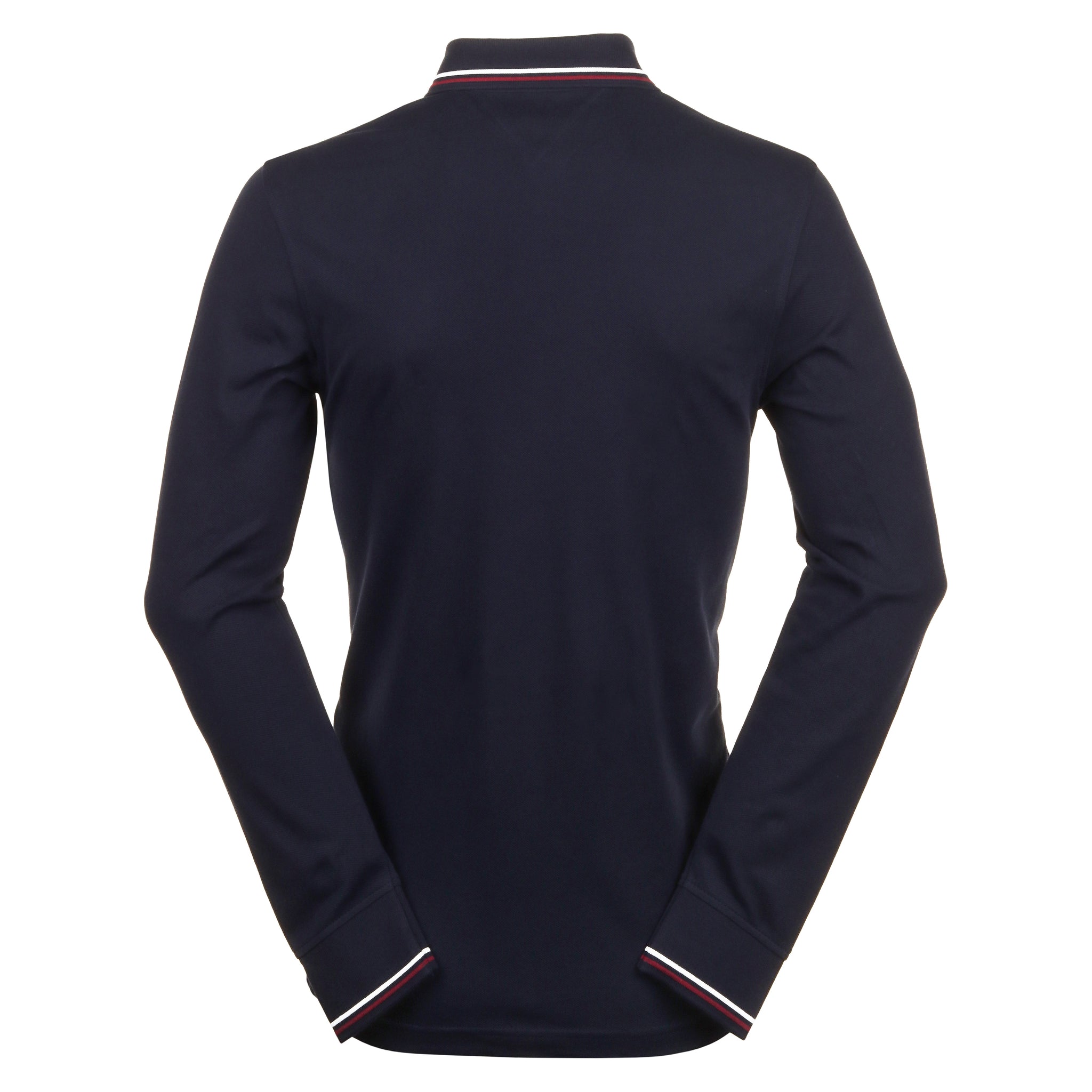 Tommy Hilfiger Tipped Slim Long Sleeve Polo Shirt Desert Sky DW5 