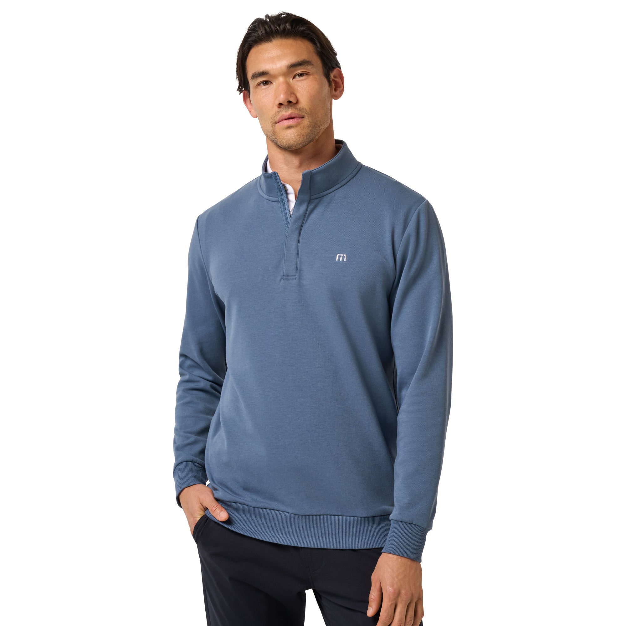 TravisMathew Cloud 2.0 1/4 Zip - Dark Olive - 1MS309-3DOL - Function18