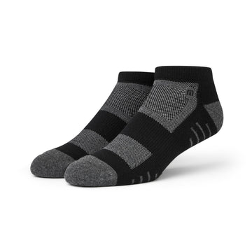 TravisMathew Eighteener 2.0 Ankle Socks Black/Grey