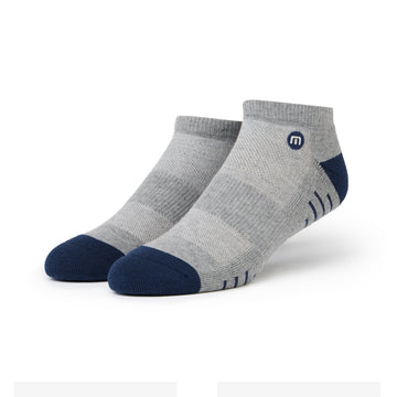 TravisMathew Eighteener 2.0 Ankle Socks Heather Sleet