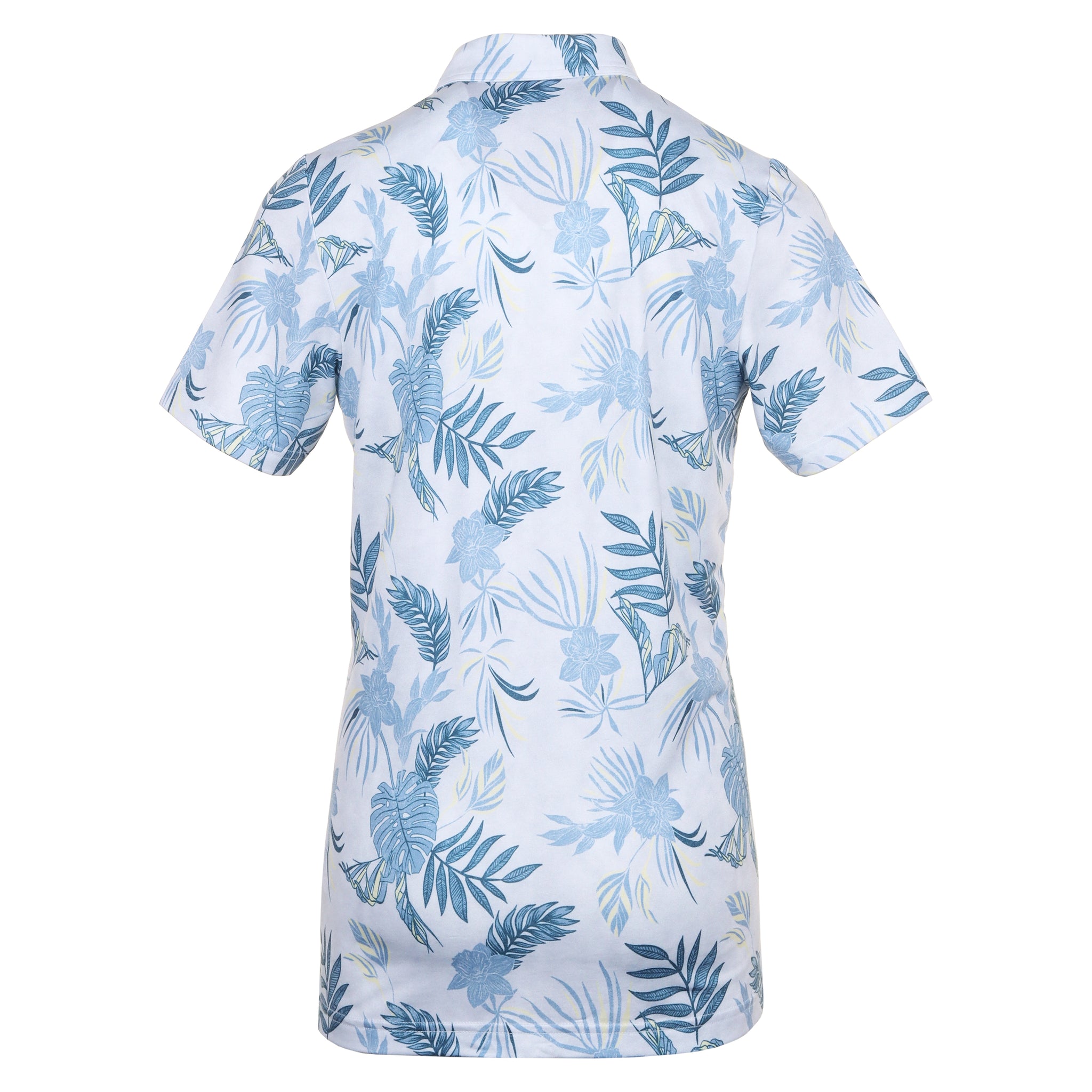 TravisMathew Featherweight Island Polo Shirt Heather Light Grey