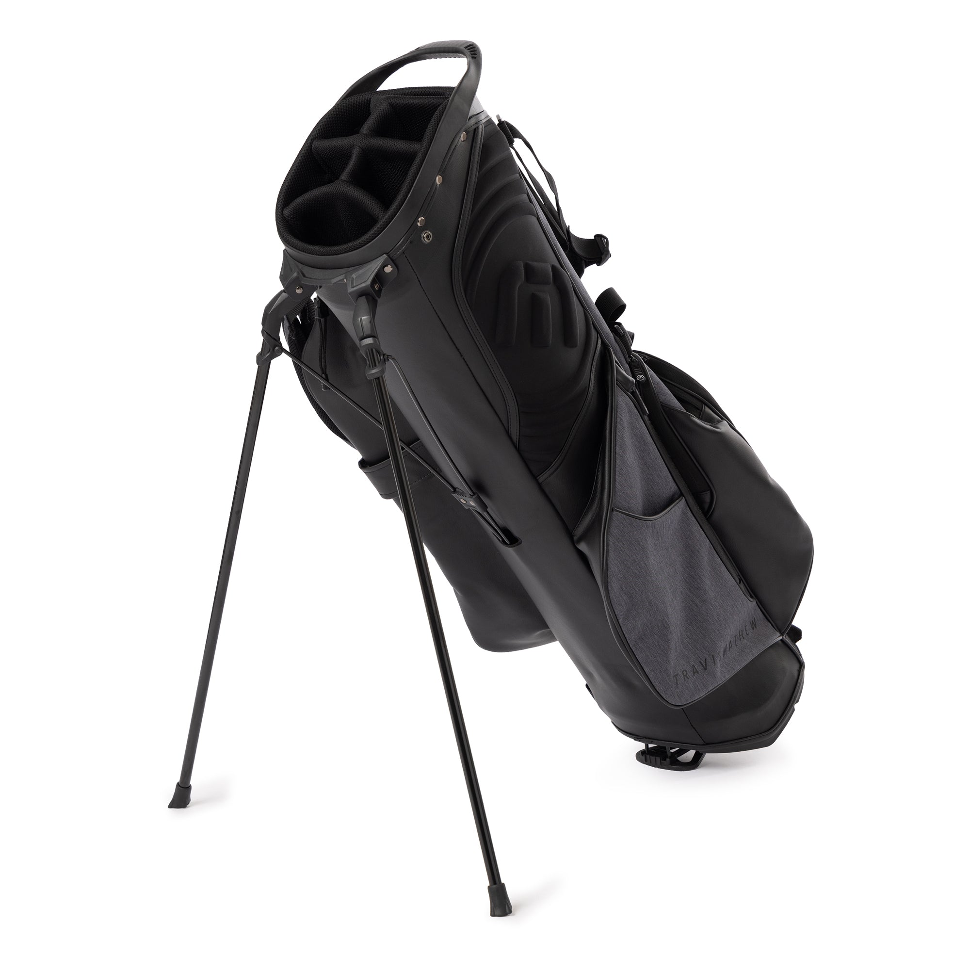 TravisMathew Golf BYOB Stand Bag Heather Dark Grey 