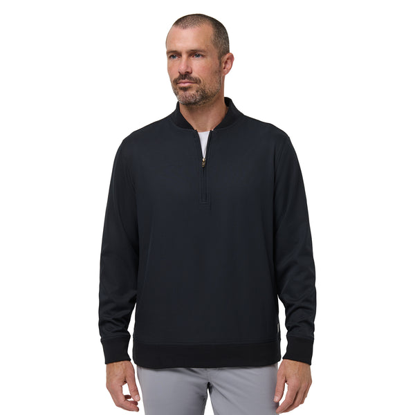 TravisMathew Highway Men 1/4 Zip - Black - A42380-0BLK