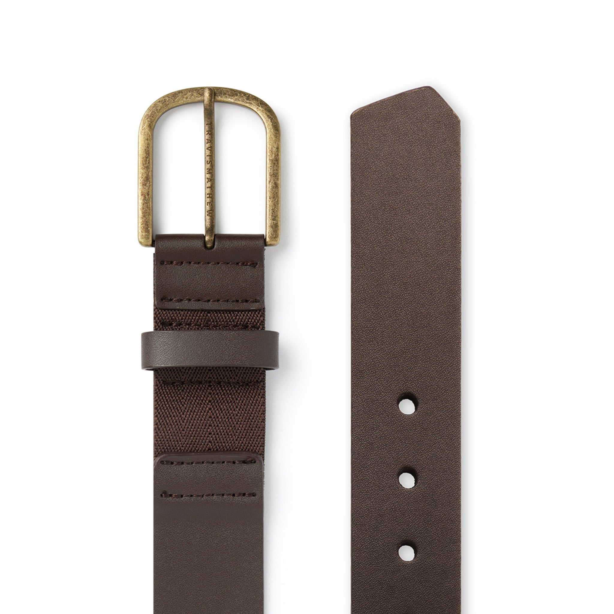 TravisMathew Jinx 2.0 Belt Dark Brown