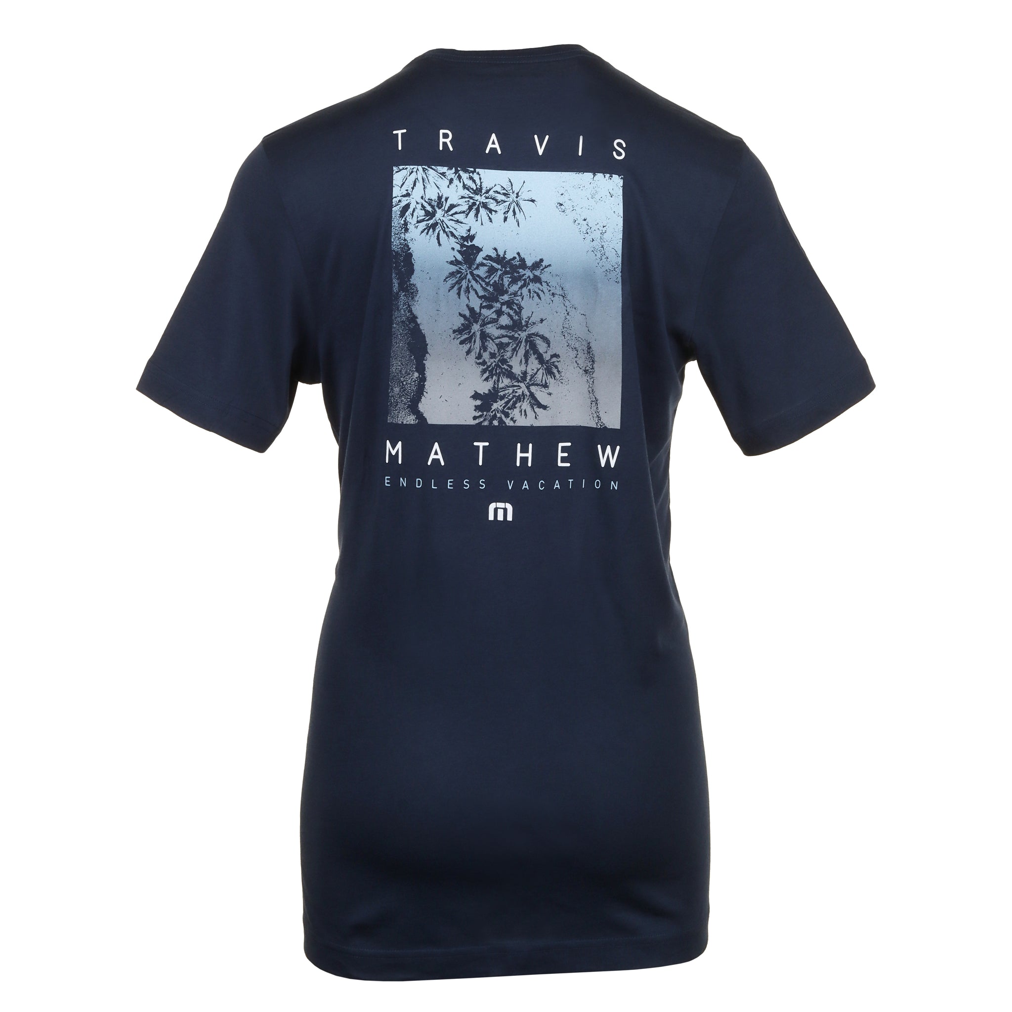 TravisMathew Lighthouse Rock Tee Shirt Total Eclipse