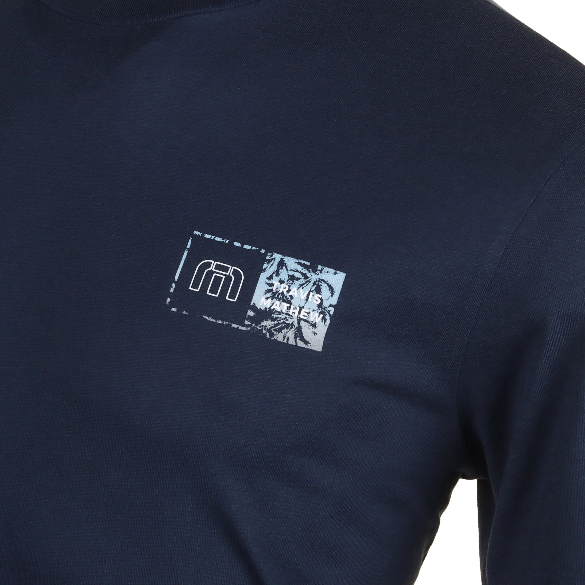 TravisMathew Lighthouse Rock Tee Shirt Total Eclipse