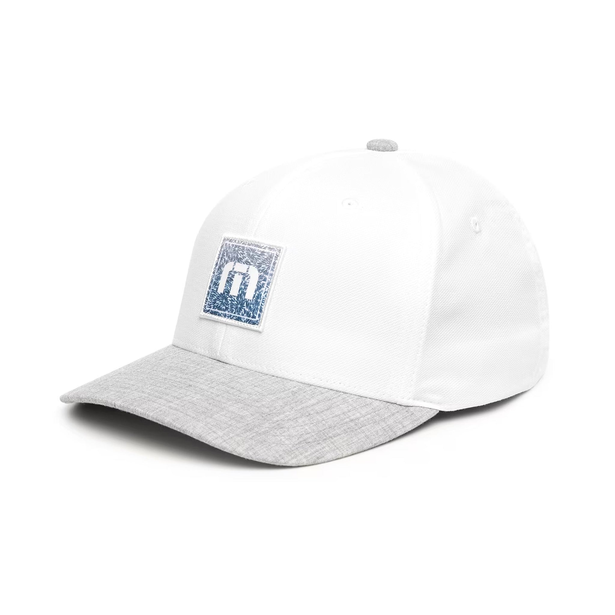 TravisMathew Onboard Entertainment Fitted Cap White