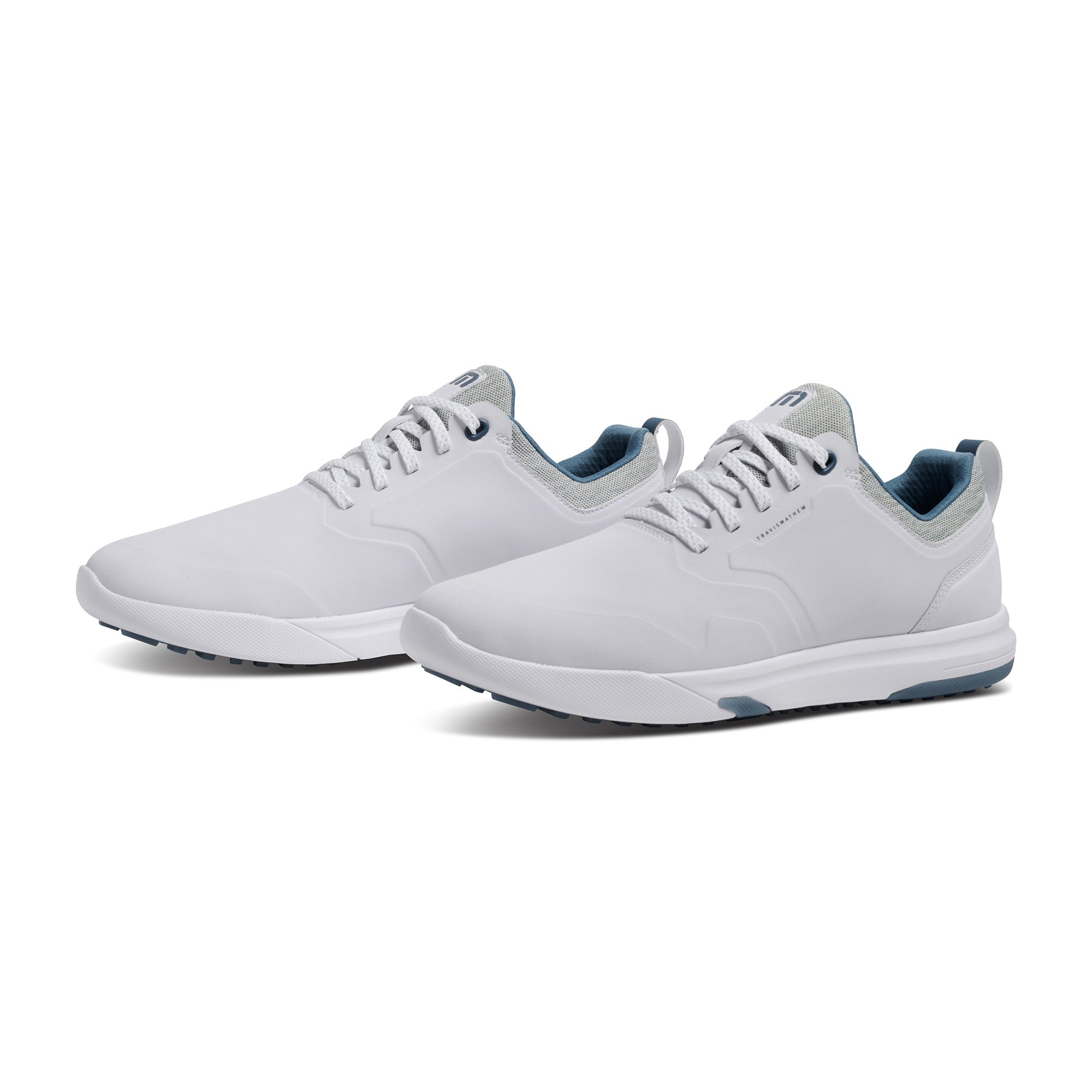 TravisMathew The Daily Pro Hybrid Plus Golf Shoes White/Blue