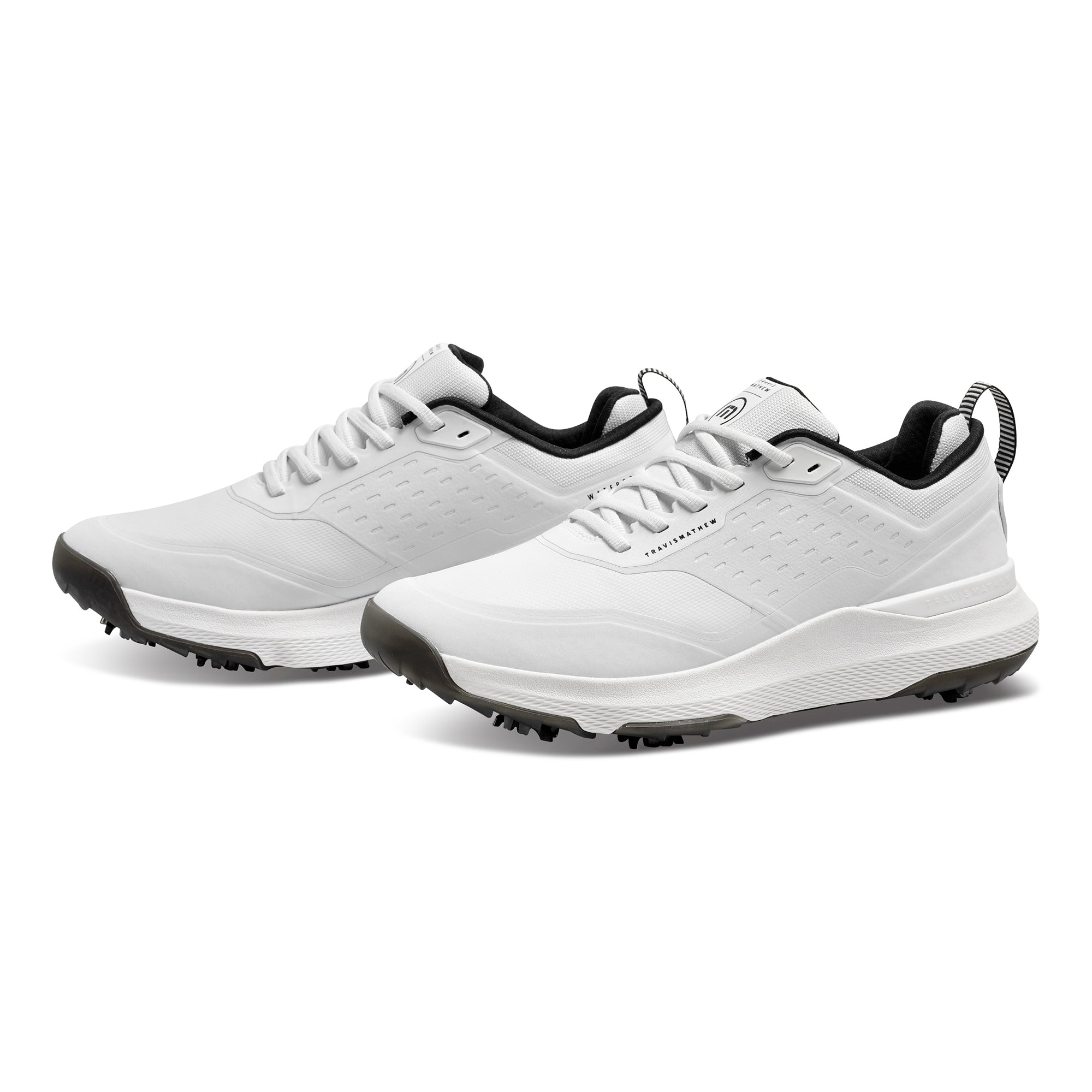 TravisMathew The Nuage Mega Golf Shoes - Classic White/Black