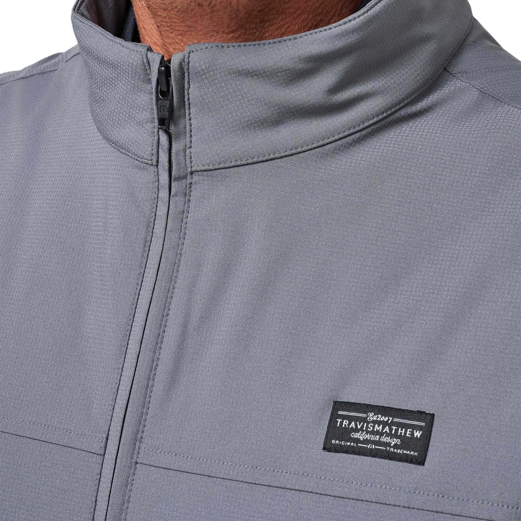 TravisMathew Wanderlust Full Zip Vest Quiet Shade