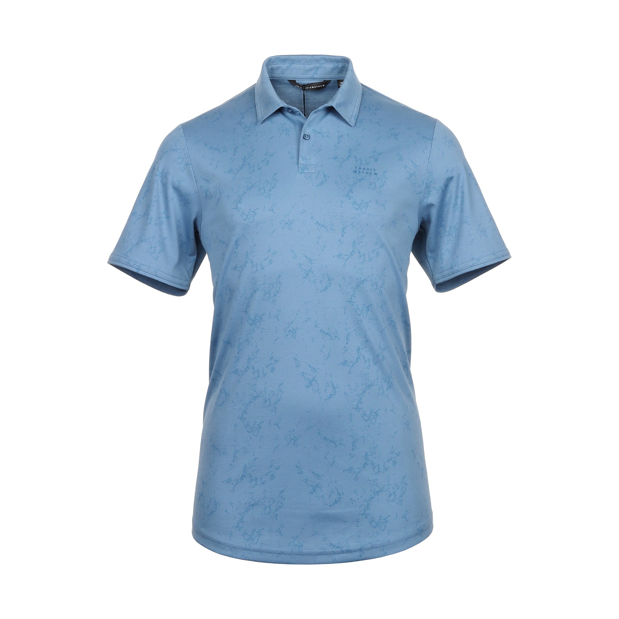 TravisMathew Warmer Tides Scoop Polo Shirt Coronet 