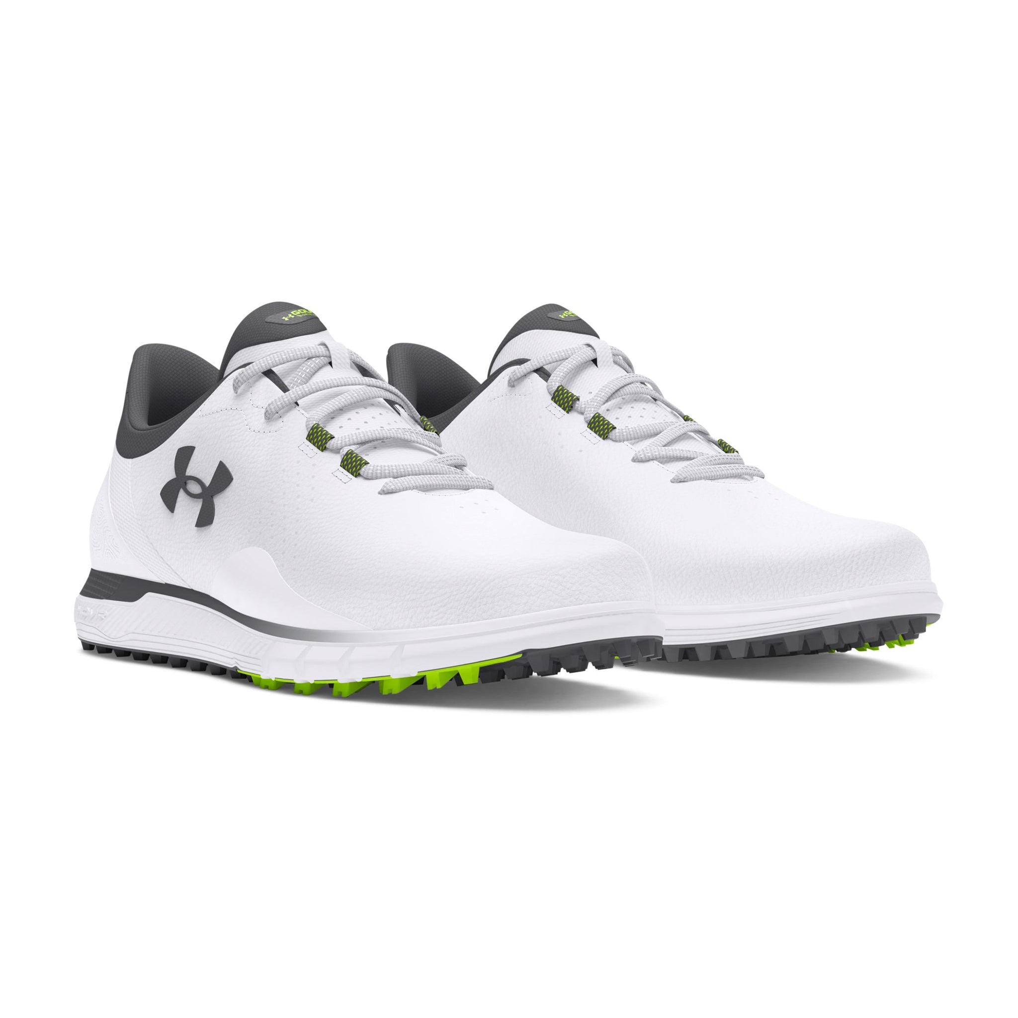 Under Armour UA HOVR Fade 2 Spikeless Golf Shoes White/Black