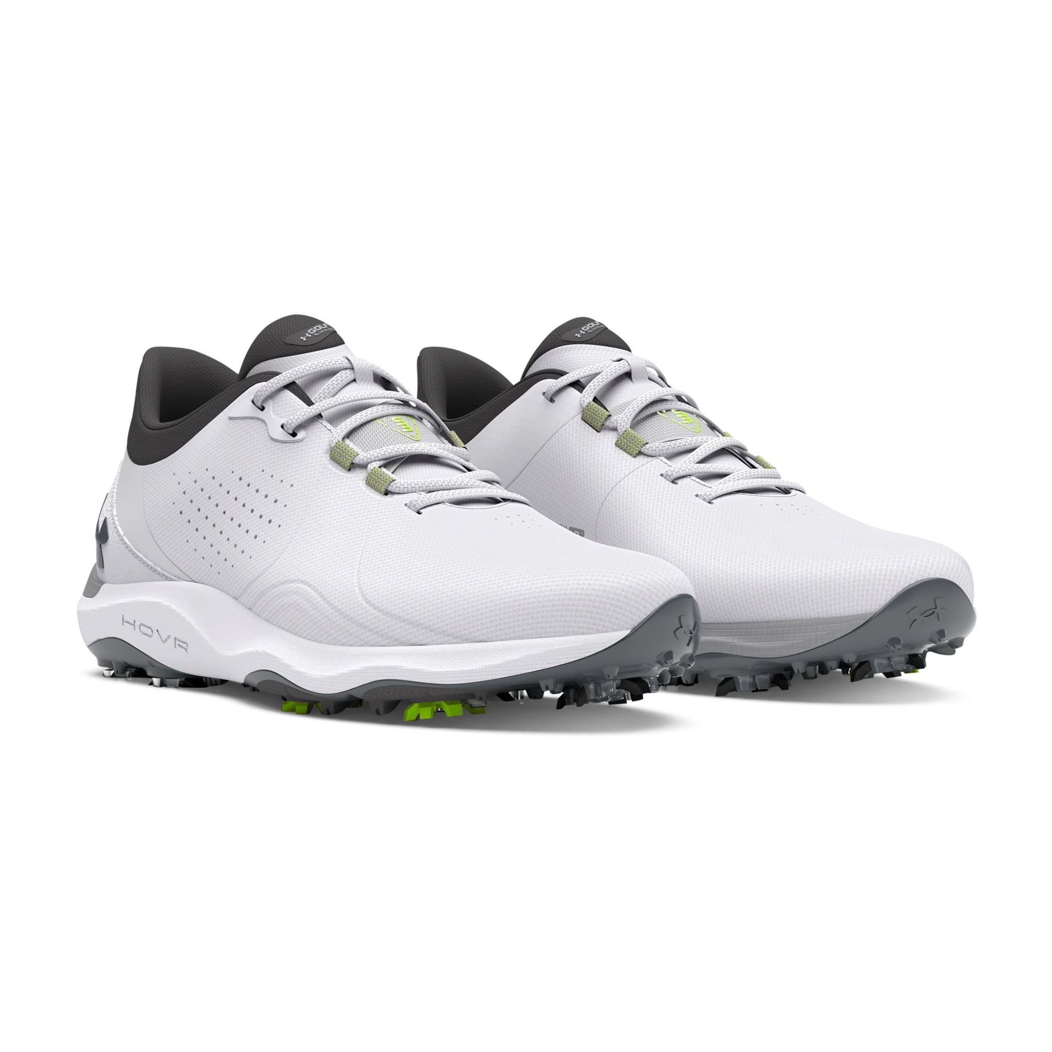Under Armour Drive Pro E Golf Shoes White/Gunmetal 100