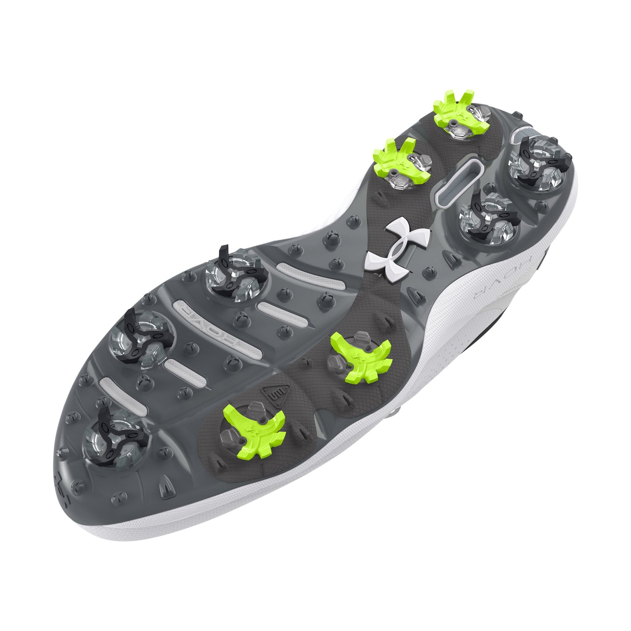Under Armour Drive Pro E Golf Shoes White/Gunmetal 100
