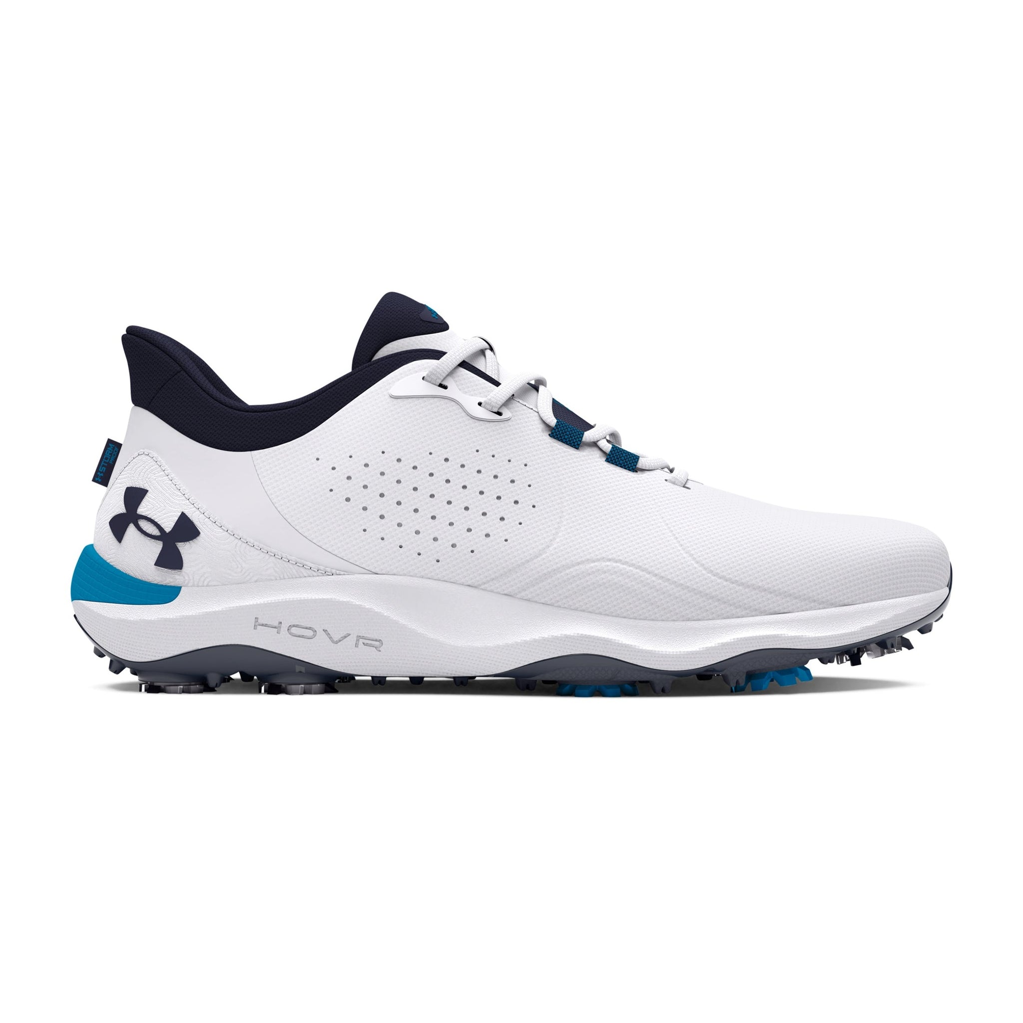 Under Armour Drive Pro E Golf Shoes White/Capri 101