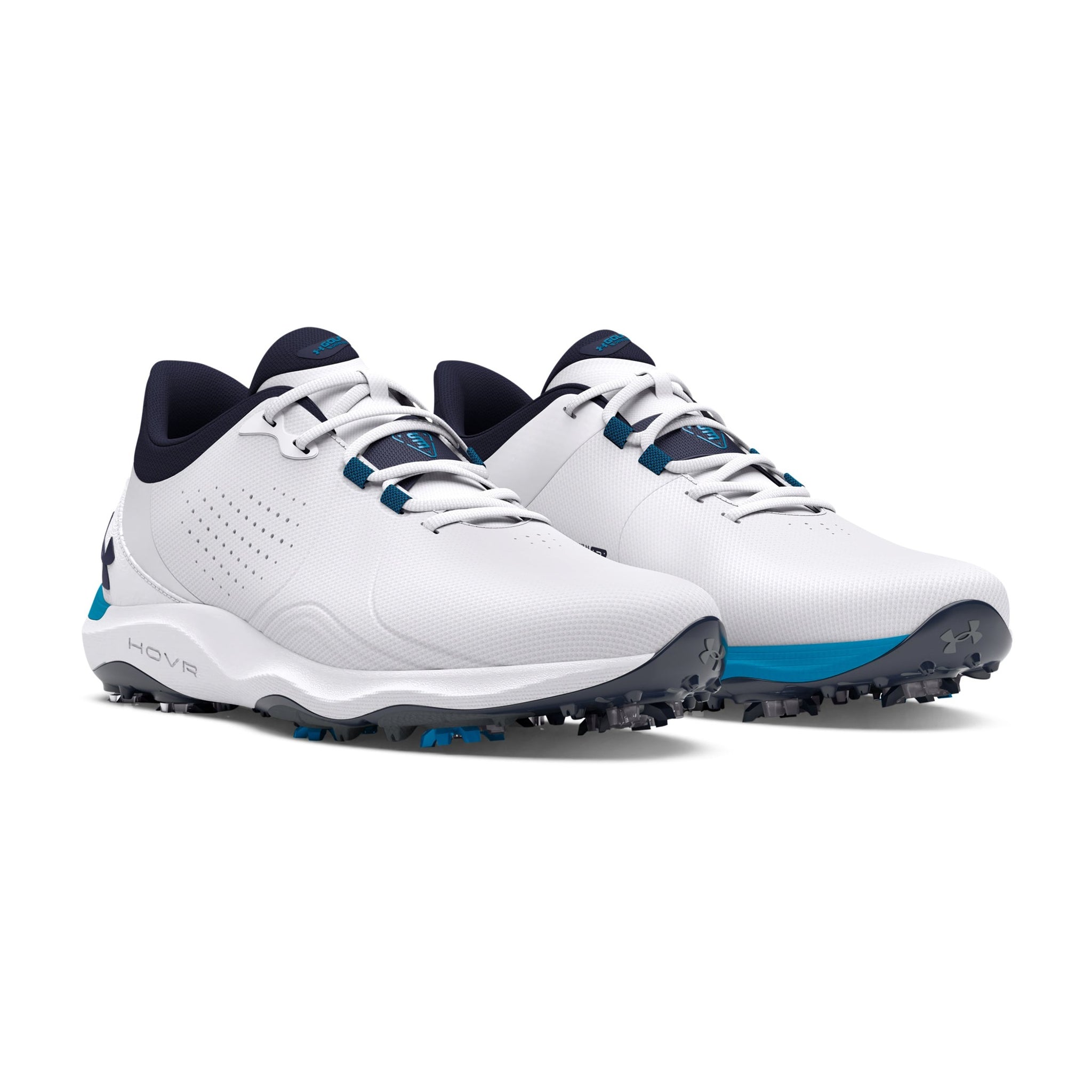 Under Armour Drive Pro E Golf Shoes White/Capri 101