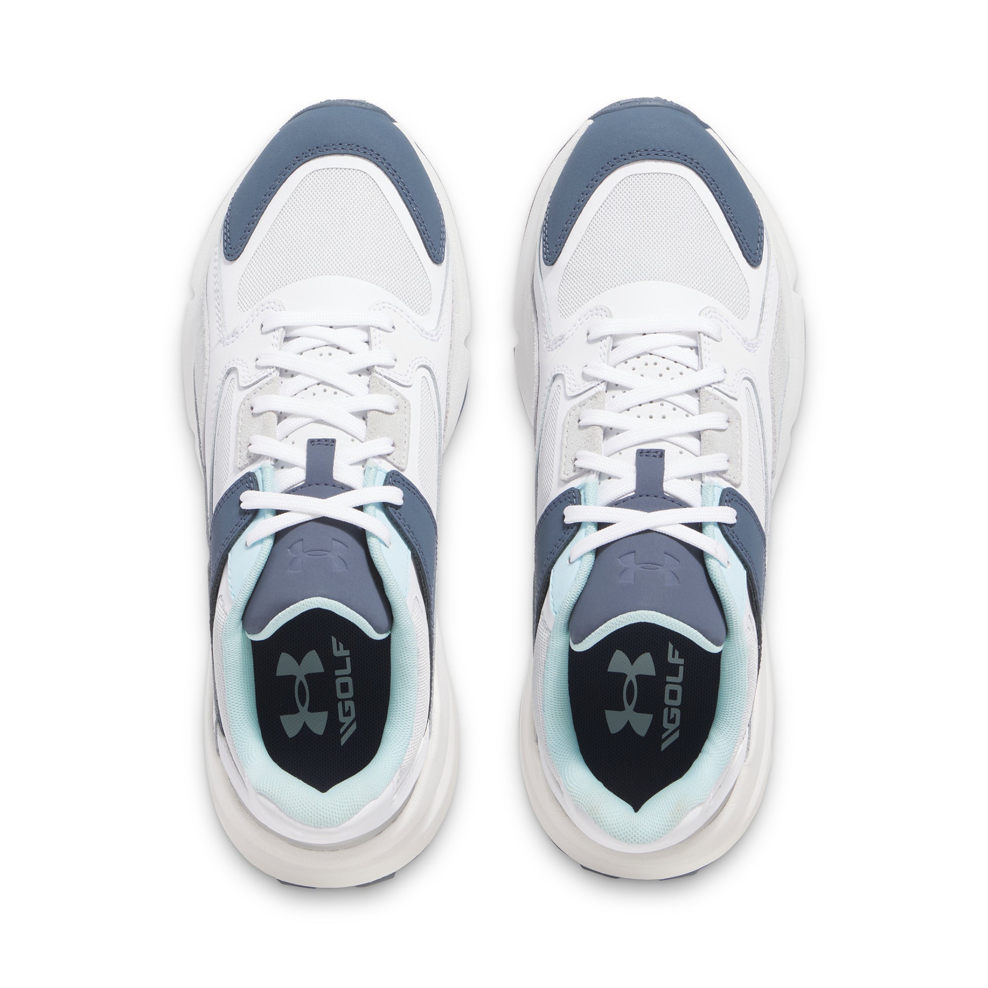 Under Armour Forge 96 Golf Shoes White/Downpour Grey 102