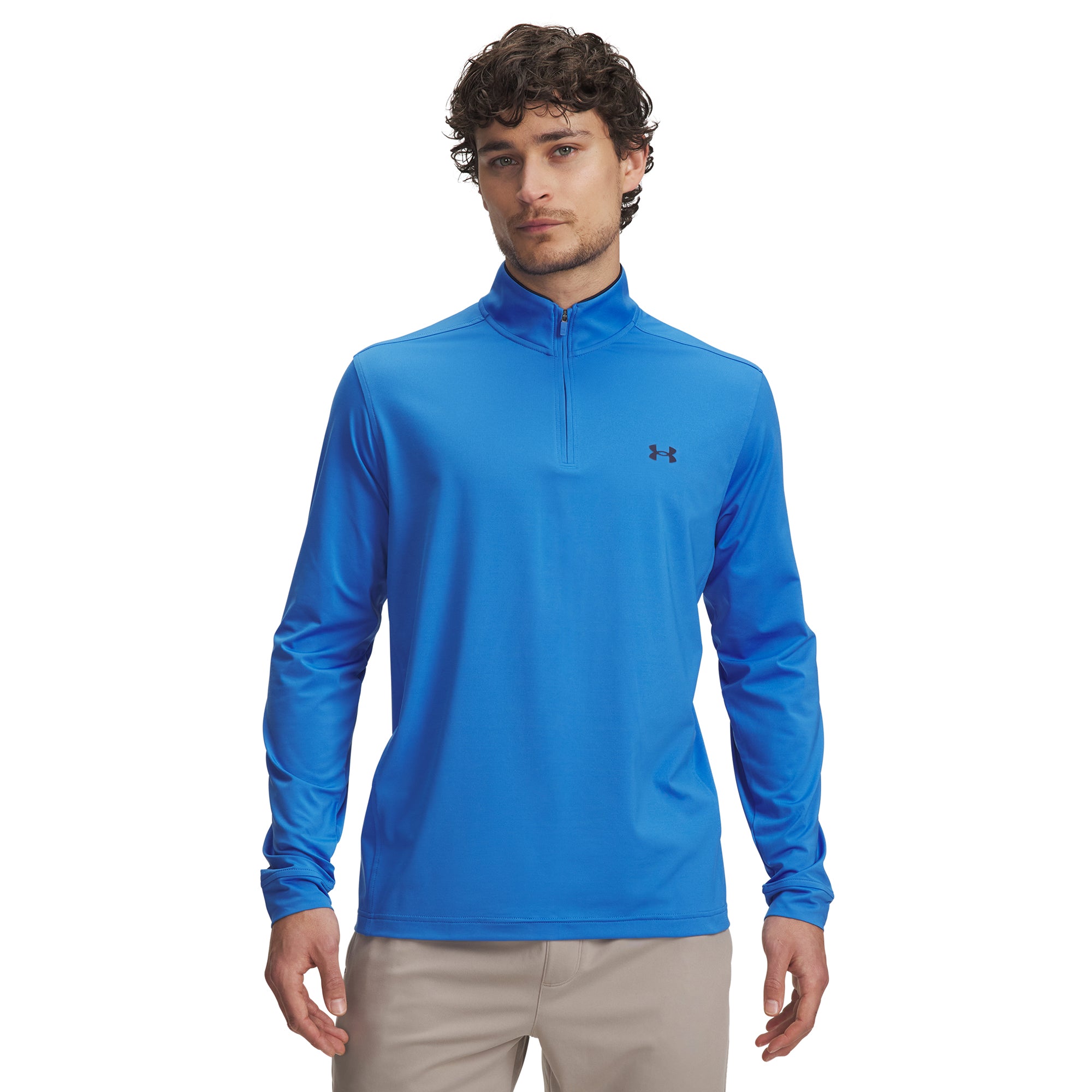 Under Armour Golf Drive 1/4 Zip Midlayer - Downpour Grey 044