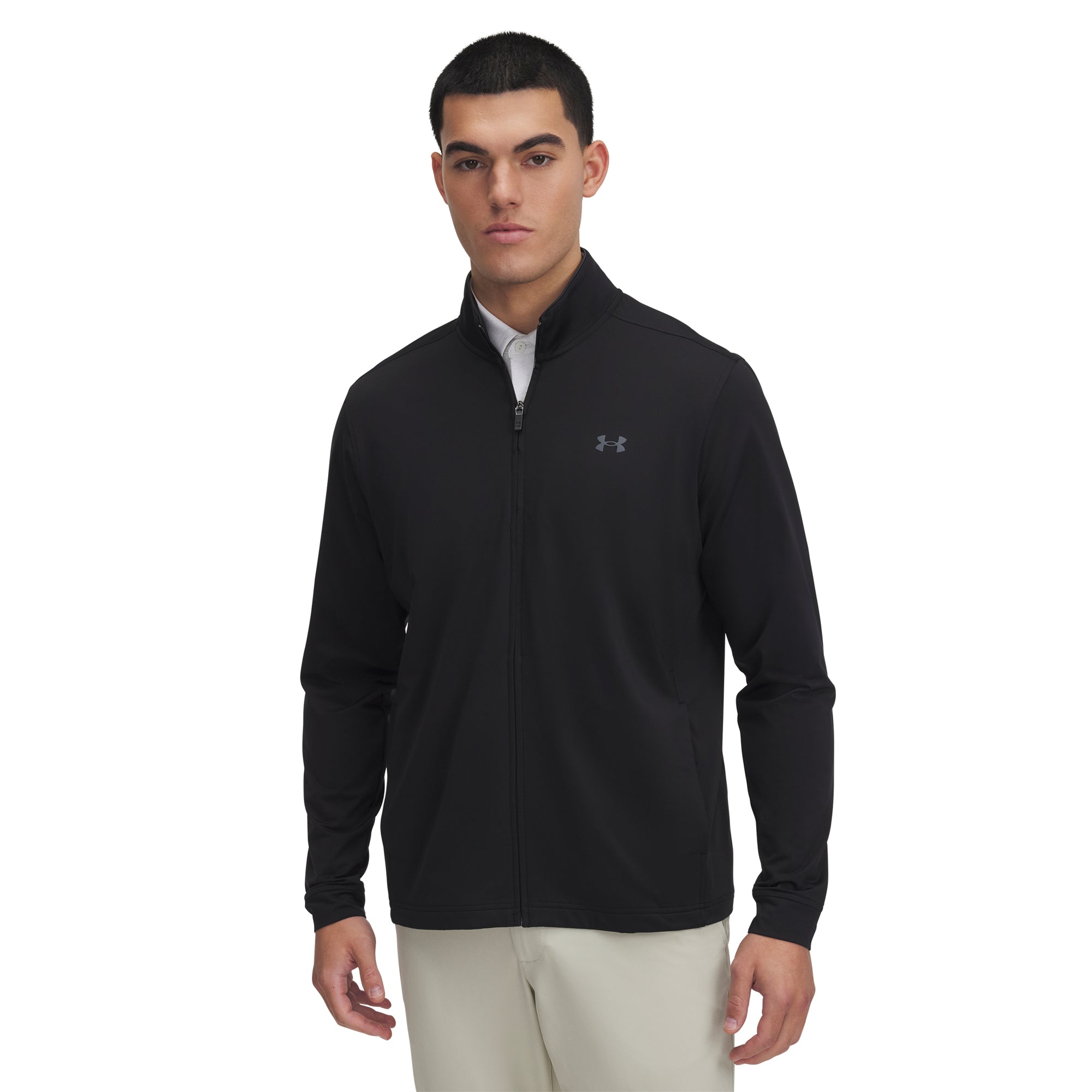 Under Armour Golf Drive Full Zip Midlayer Black 001