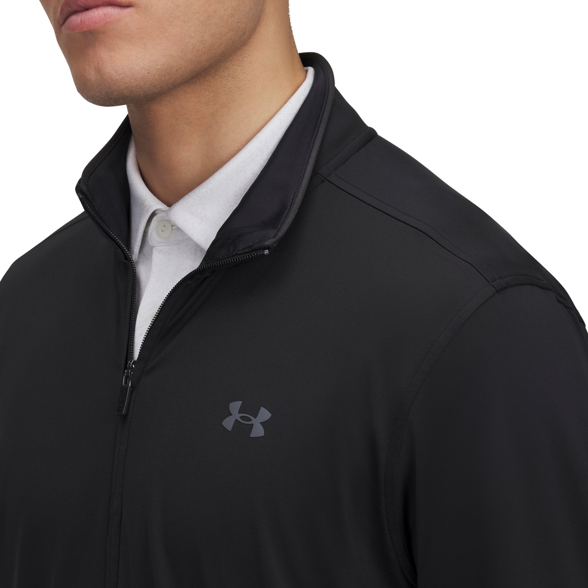 Under Armour Golf Drive Full Zip Midlayer Black 001