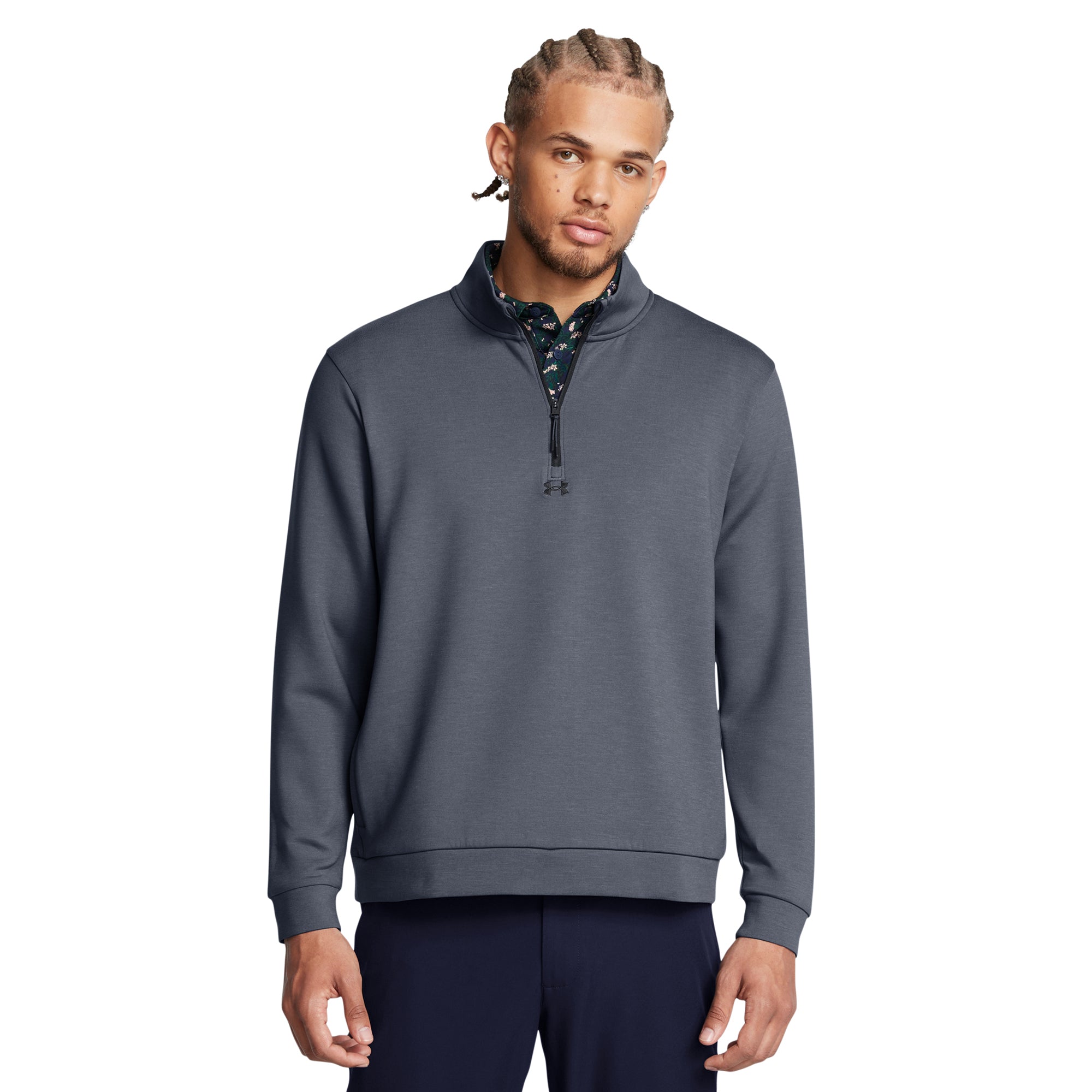 Under Armour Golf Drive Midlayer 1/4 Zip Downpour Grey 044