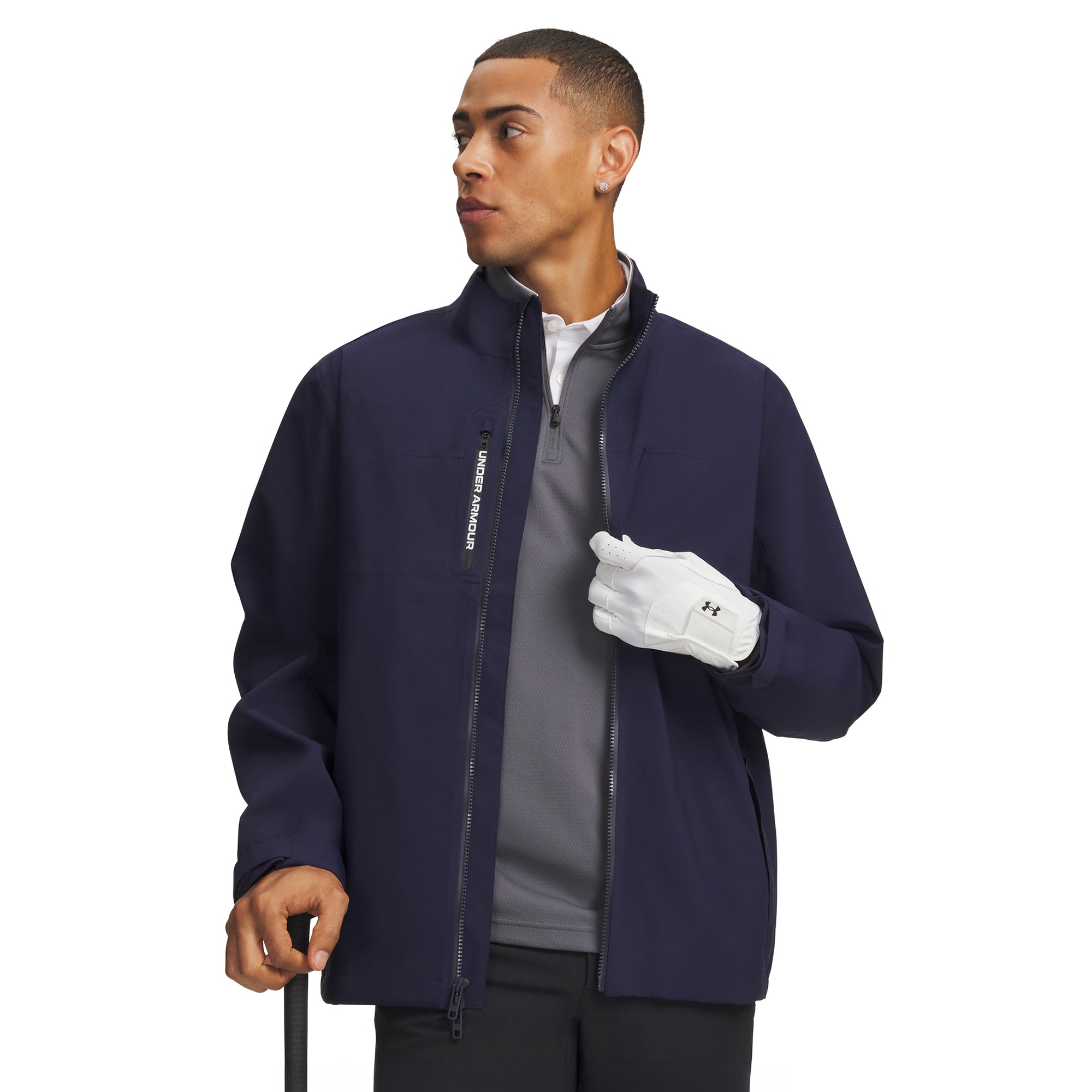Under Armour Golf Drive Pro Rain Jacket - Midnight Navy 410