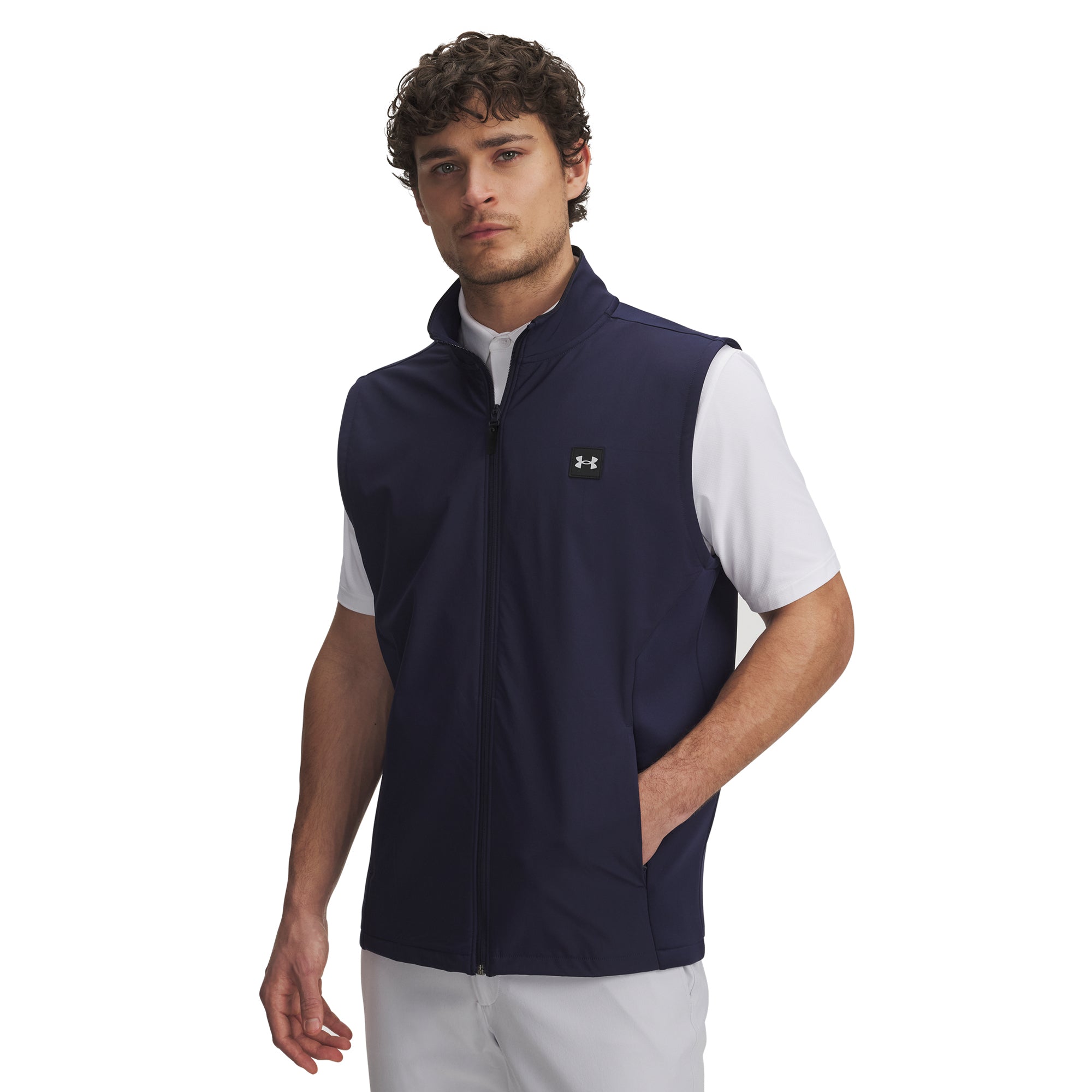 Under Armour Golf Drive Pro Storm Hybrid Vest - Black 001