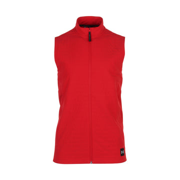 Under Armour Golf Drive Pro Storm Insulated Vest Red/Metallic Silver 600