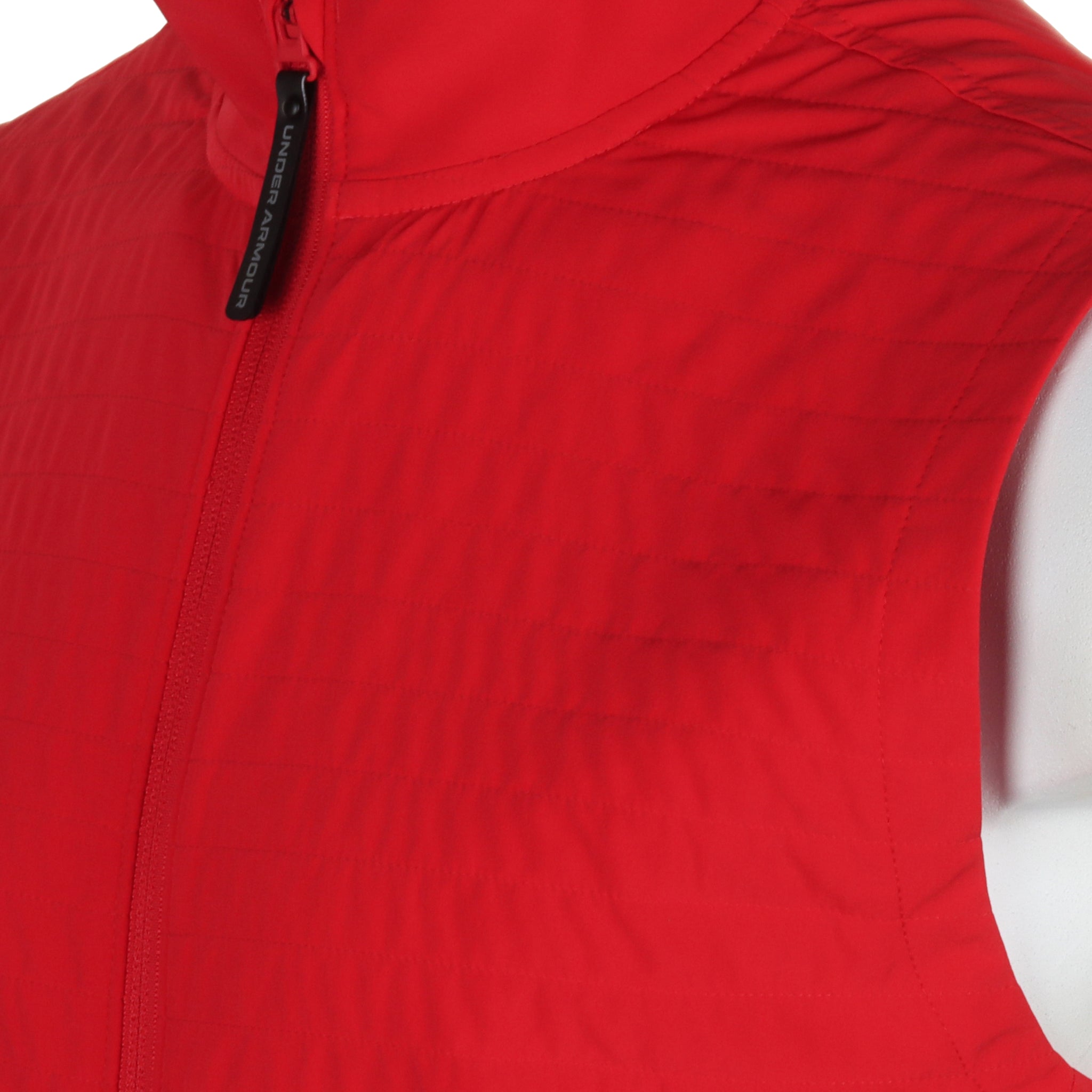 Under Armour Golf Drive Pro Storm Insulated Vest Red/Metallic Silver 600