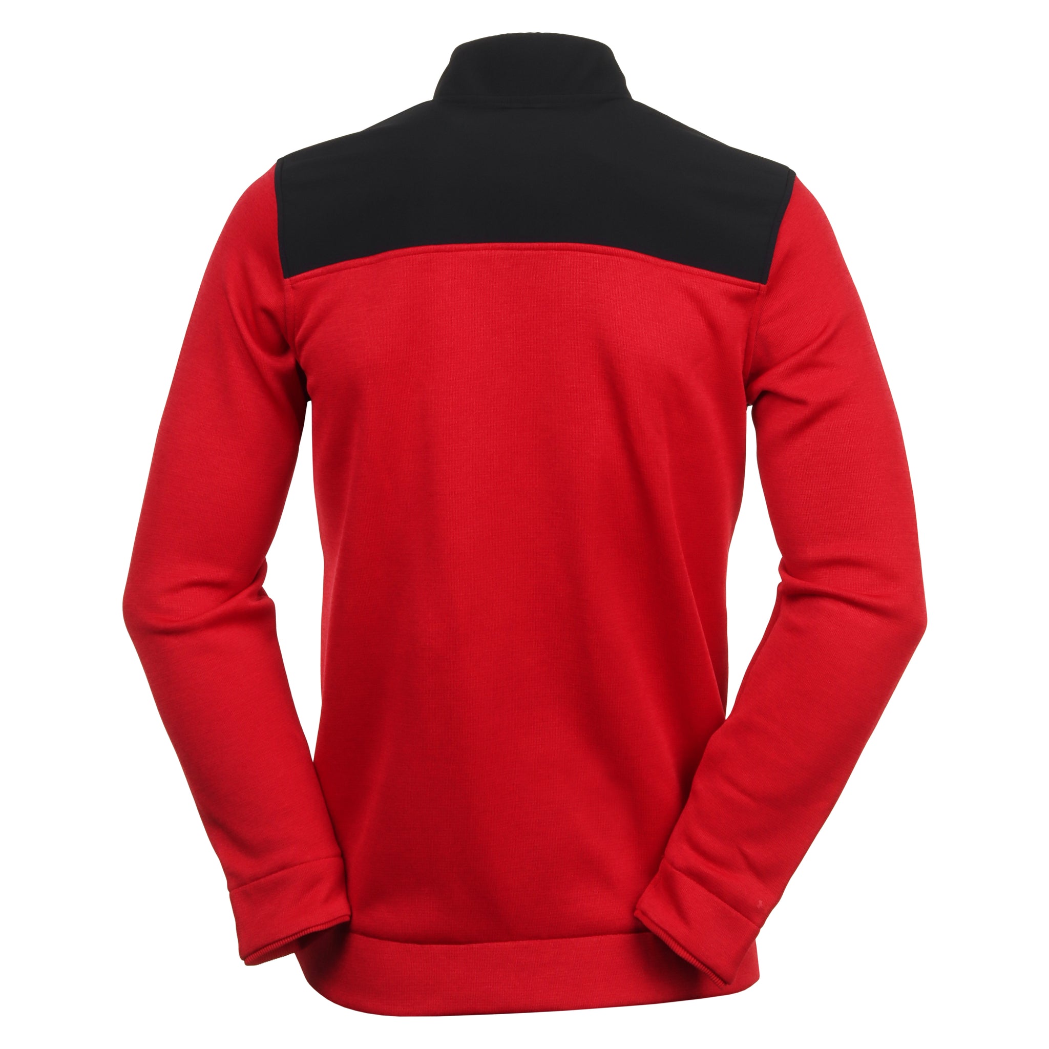 Under Armour Golf Drive Storm Sweater Fleece 1/2 Zip Red 600