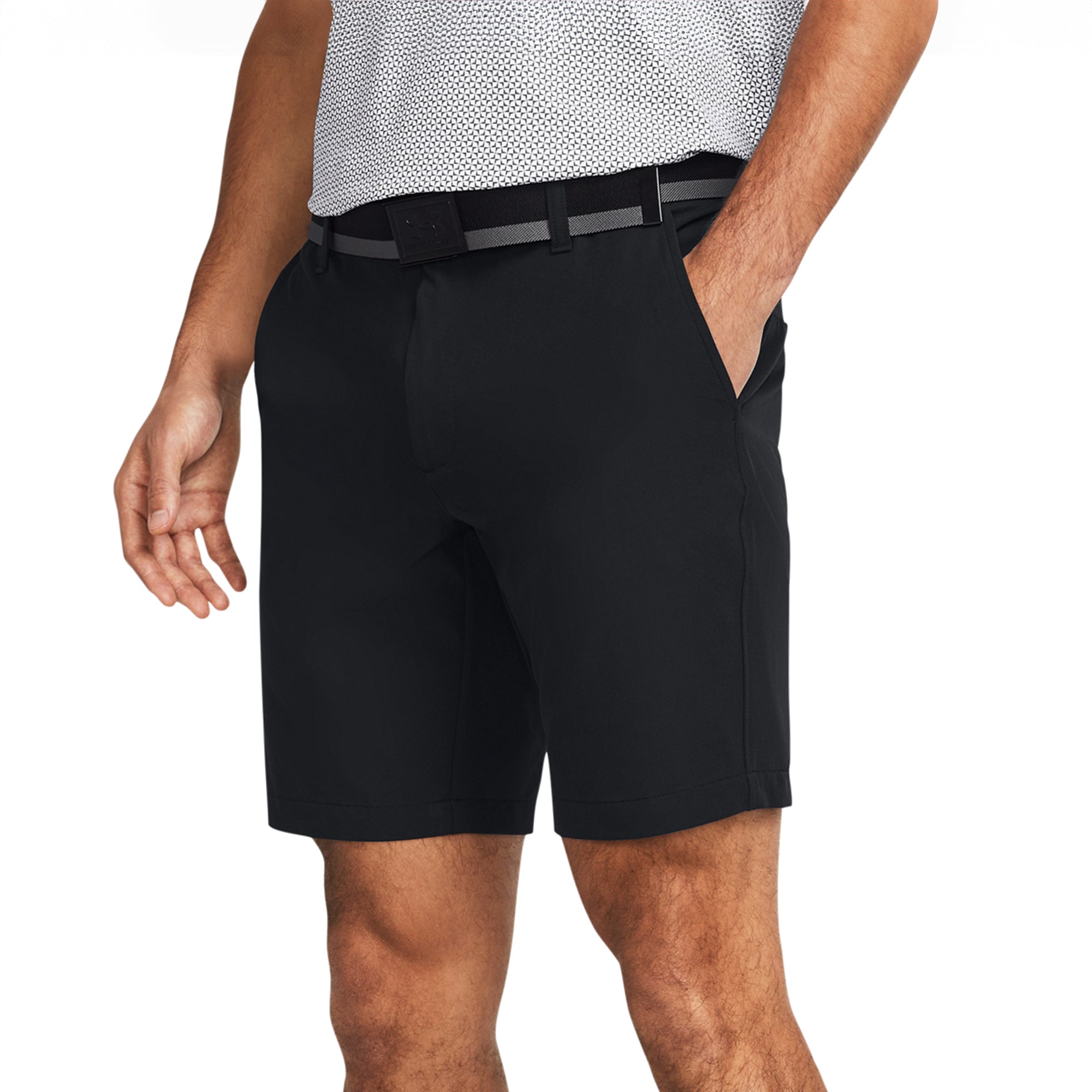 Under Armour Golf Drive Tapered Shorts Black 001