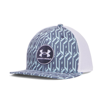 Under Armour Golf Iso-Chill Drive Low Stretch Fit Cap Downpour Grey/White 044