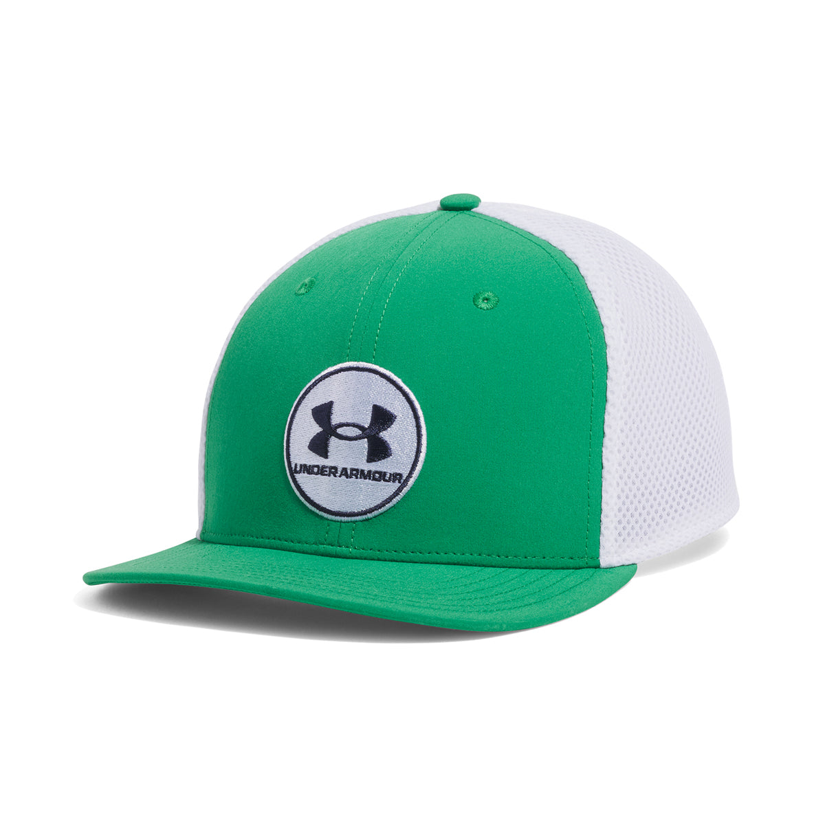 Under Armour Golf Iso-Chill Drive Low Stretch Fit Cap Team Kelly Green/Midnight Navy 305