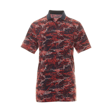 Under Armour Golf Iso-Chill Edge Shirt Midnight Navy/Venom Red 410