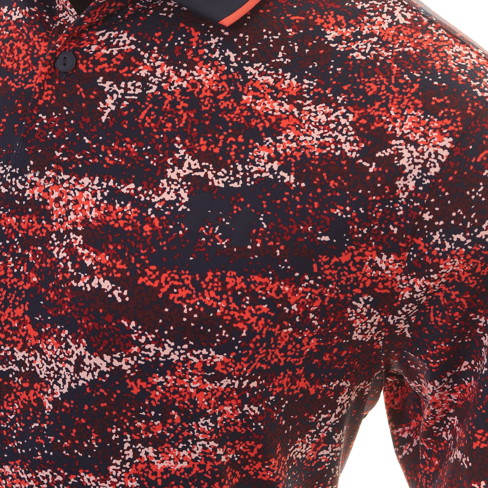Under Armour Golf Iso-Chill Edge Shirt Midnight Navy/Venom Red 410