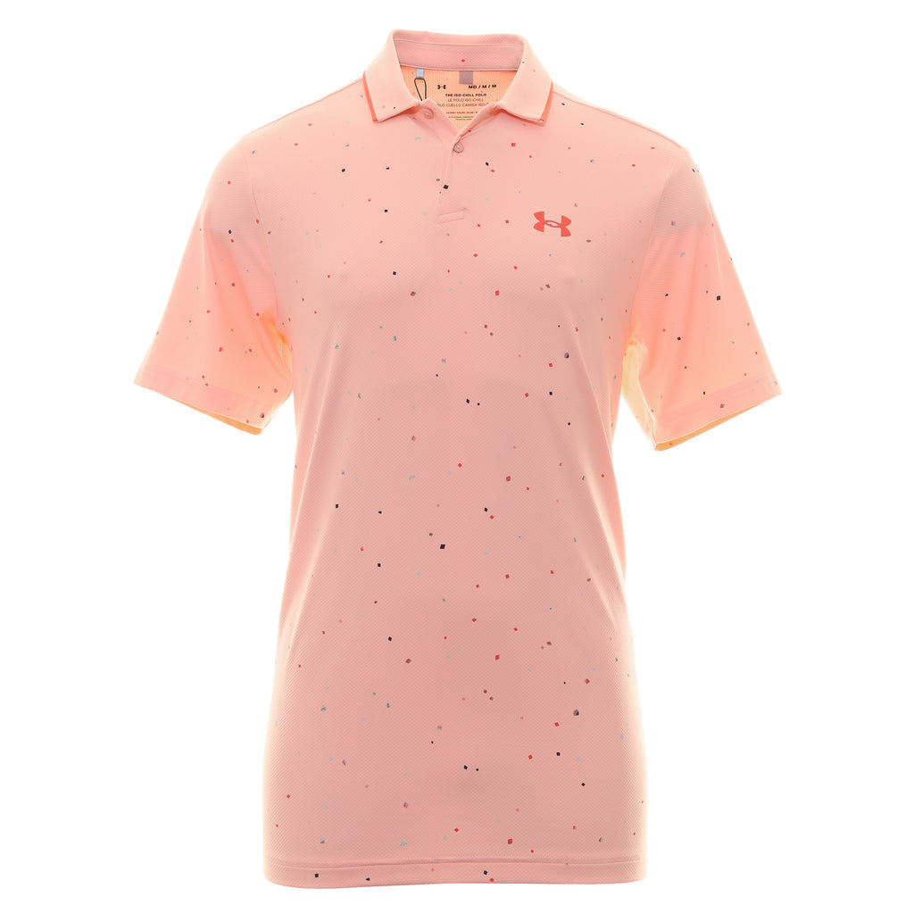 Under Armour Golf Iso-Chill Verge Shirt 1377366 Pink Fizz Venom 