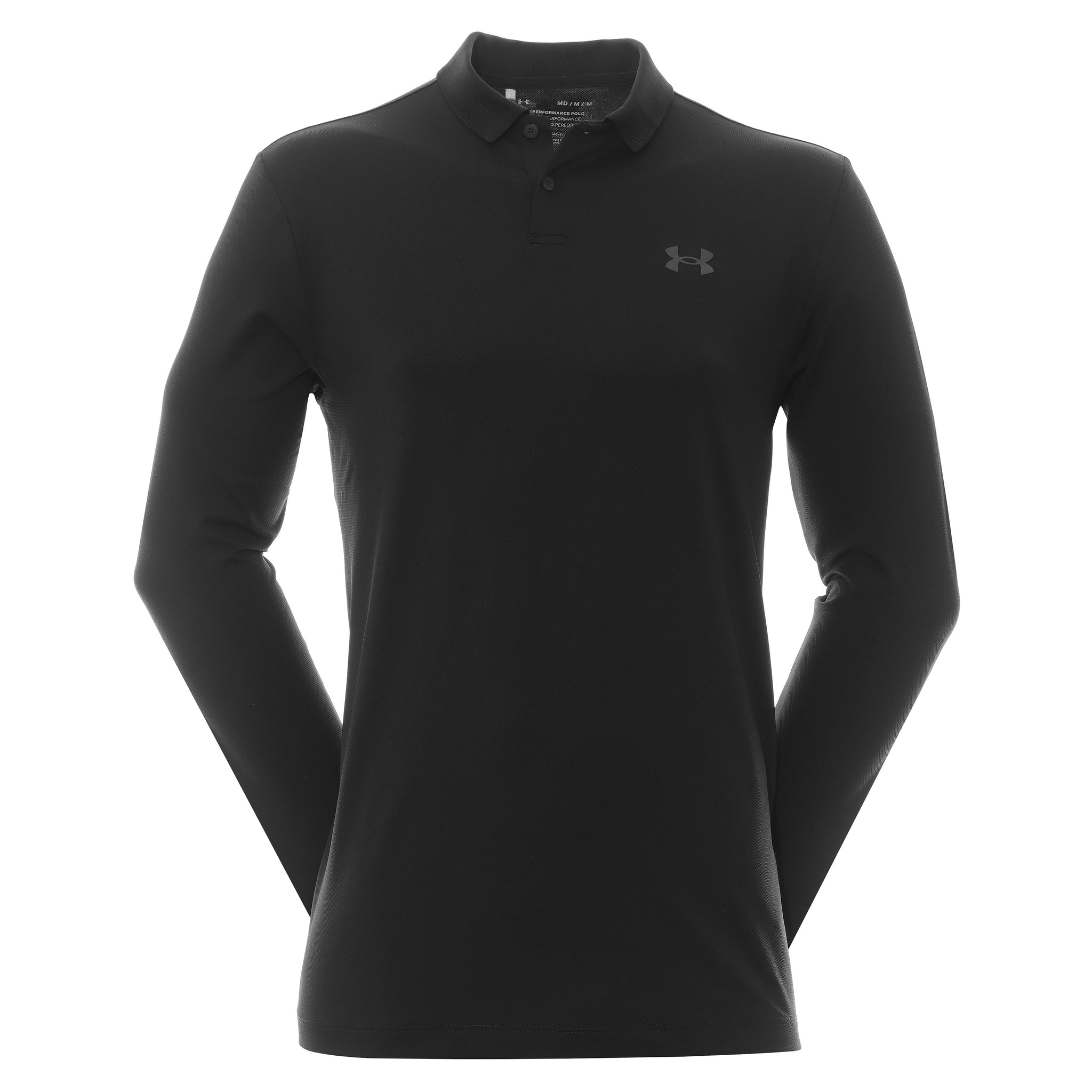 Under Armour Golf Performance 3.0 LS Shirt 1379728 Black 001 | Function18