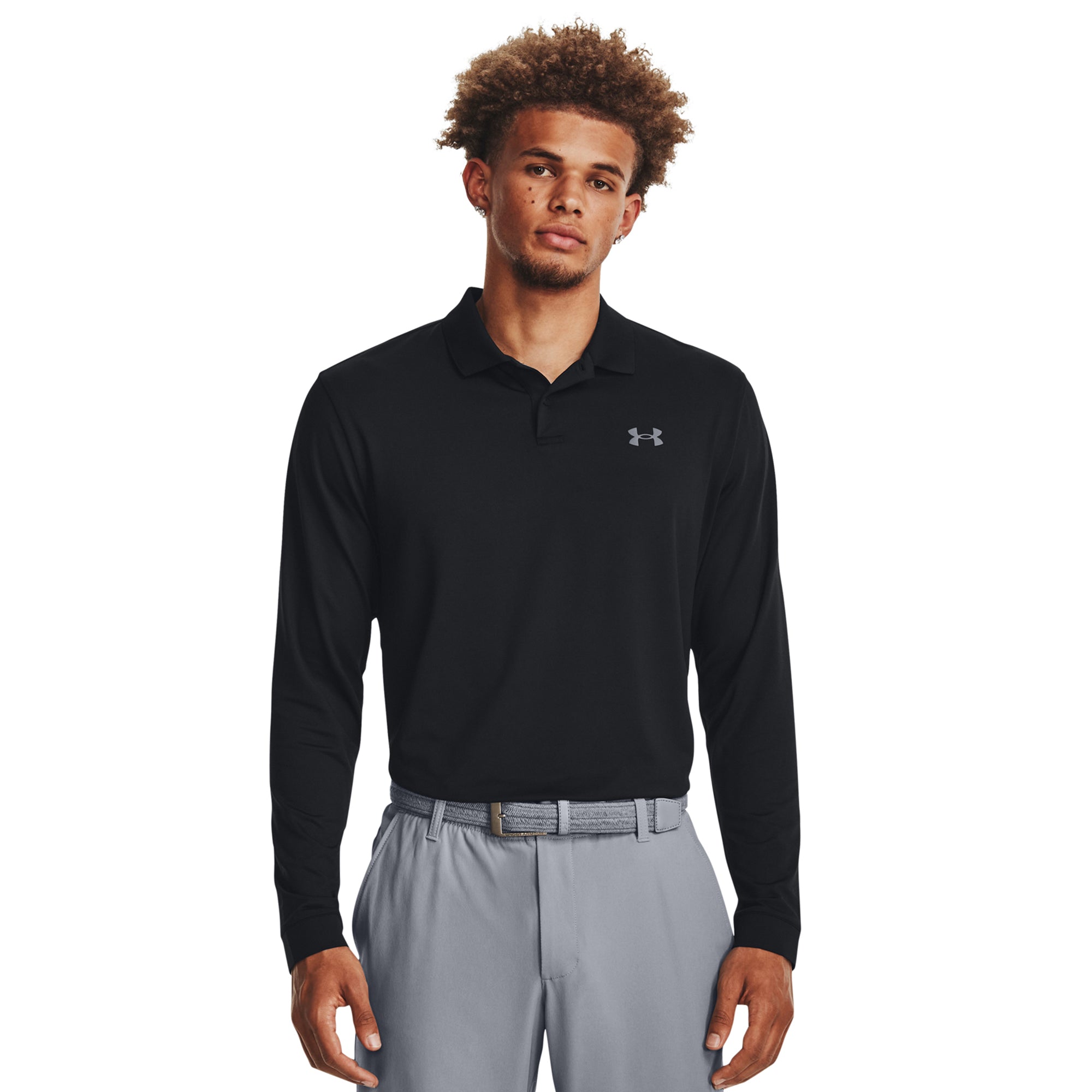 Under Armour Golf Matchplay LS Shirt Black 001
