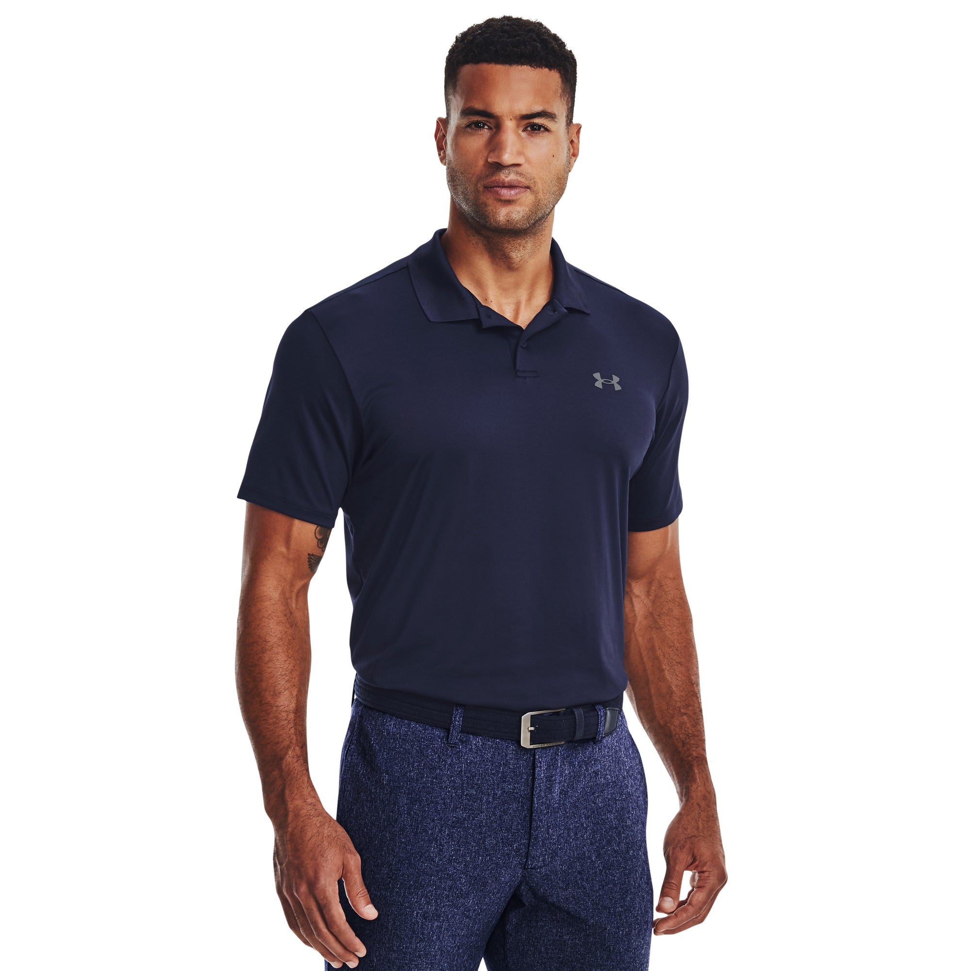 Under Armour Golf Matchplay Polo Shirt Midnight Navy 410