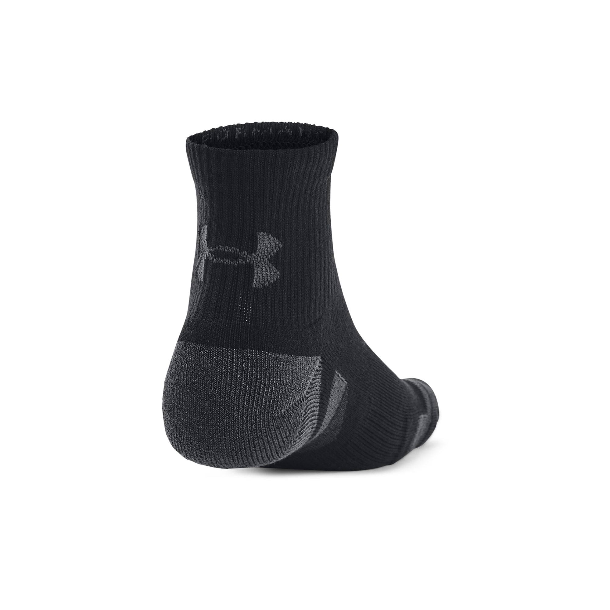 Under Armour Golf Performance Tech Quarter Sock - 3 Pack Black 001