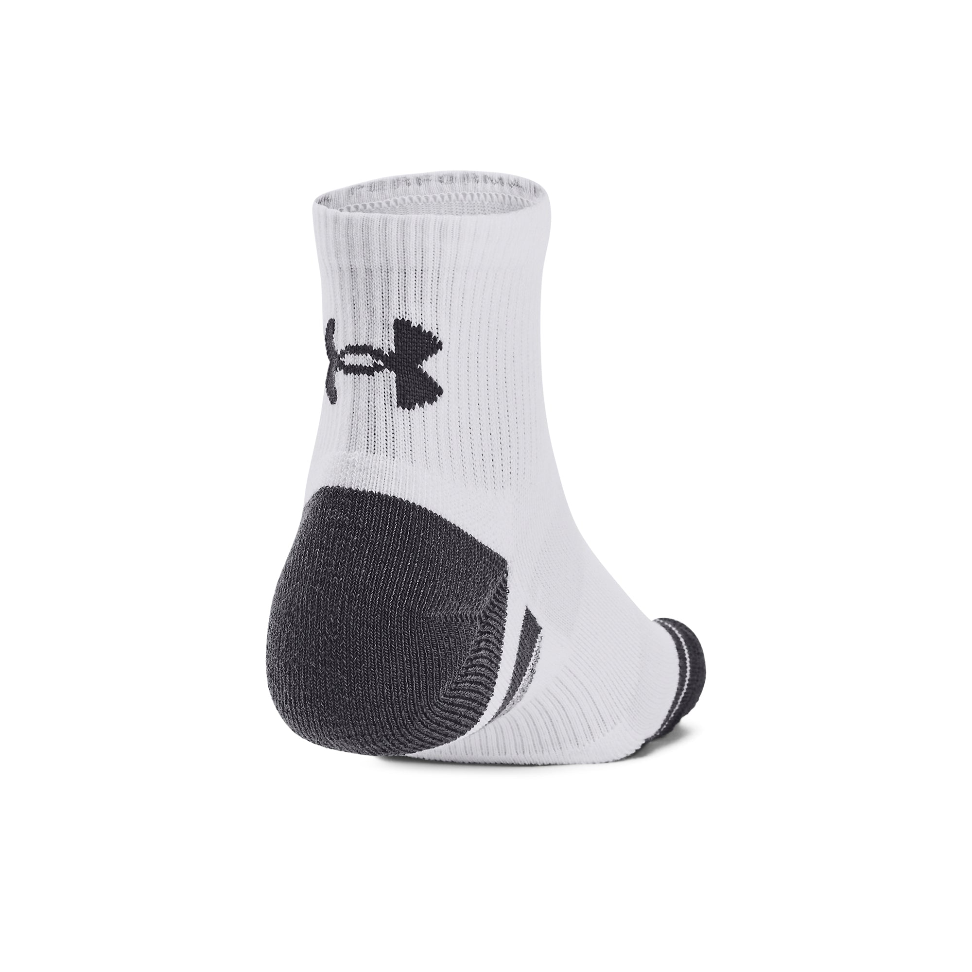 Under Armour Golf Performance Tech Quarter Sock - 3 Pack White 100